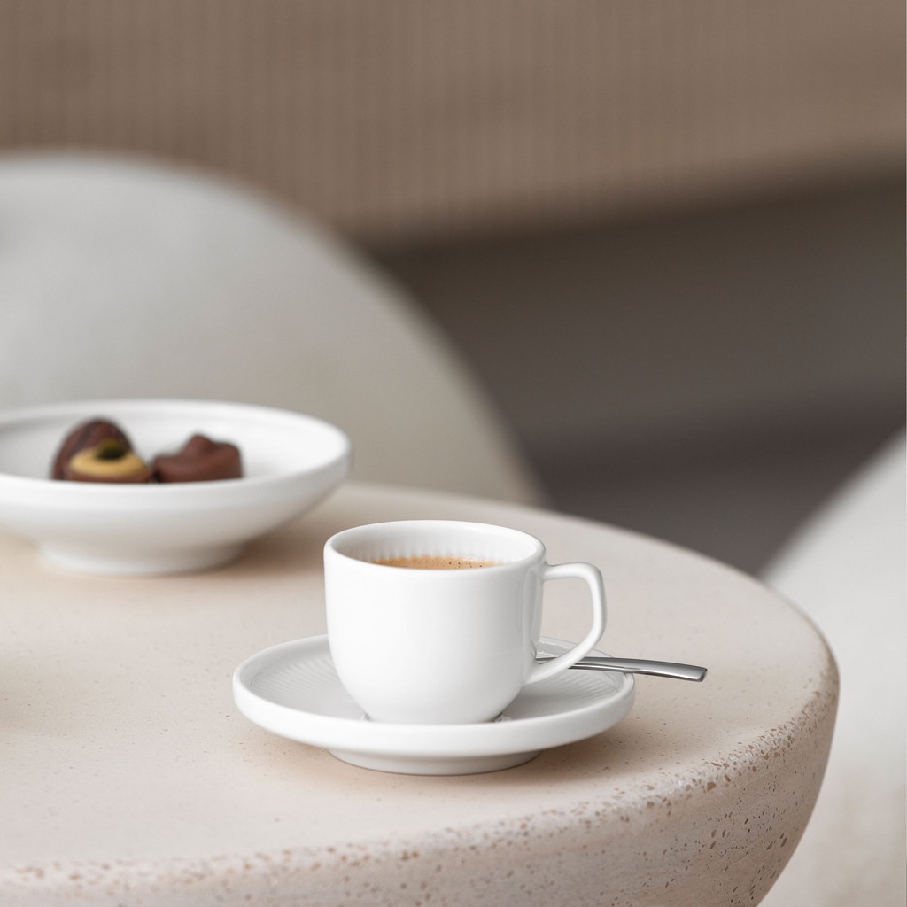Villeroy & Boch Untertasse "Espressountertassen Afina ø 11,6 cm 6er Set weiß"