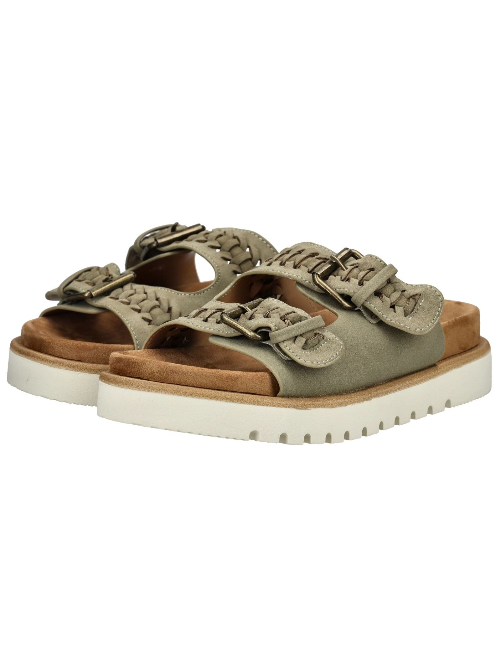 Mustang Shoes Pantolette »Mustang Shoes Pantoletten Lederimitat/Textil«