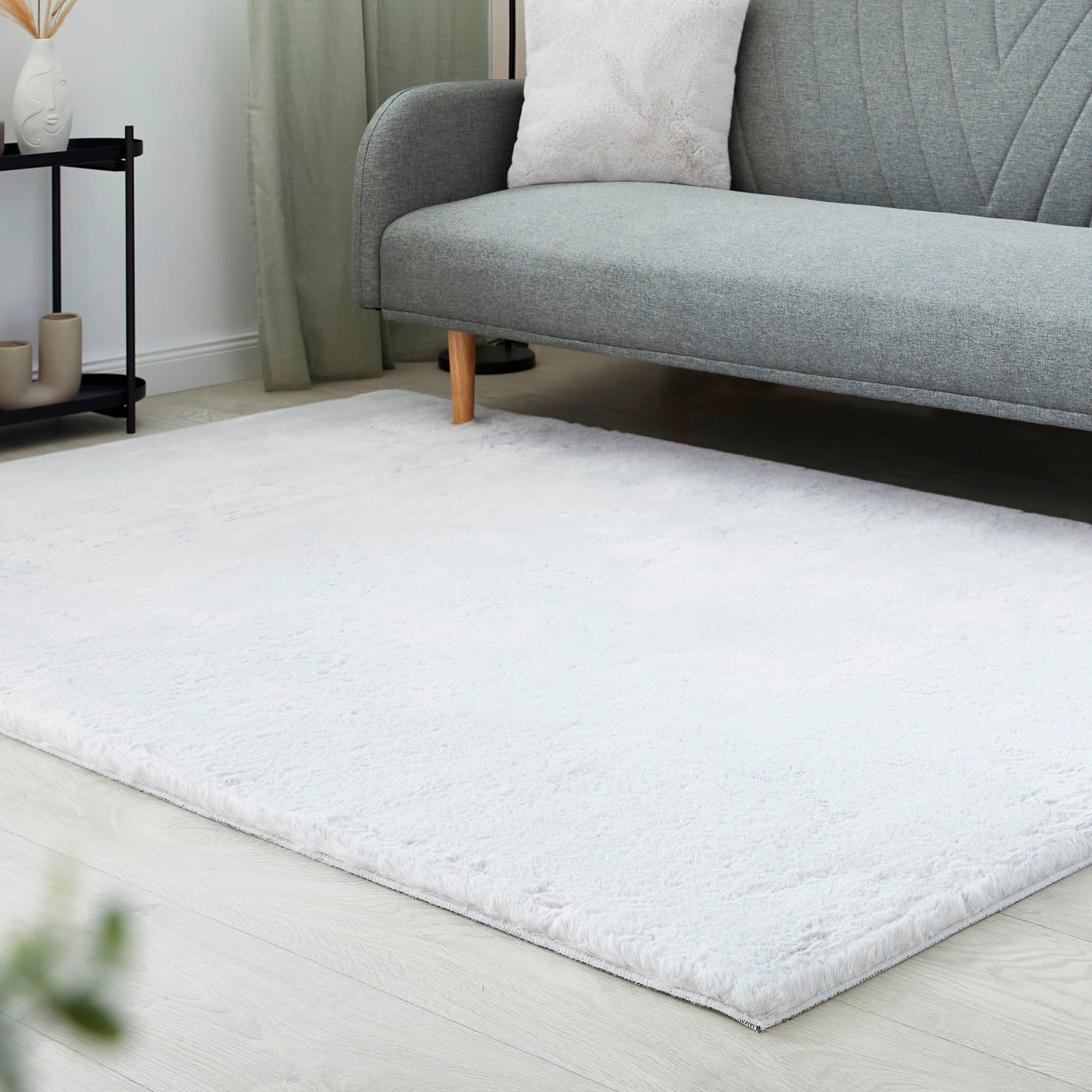 LUXOR living Fellteppich »Novara«, rechteckig, 30 mm Höhe, Kunstfell, Kaninchenfell-Haptik, besonders weicher Hochflor
