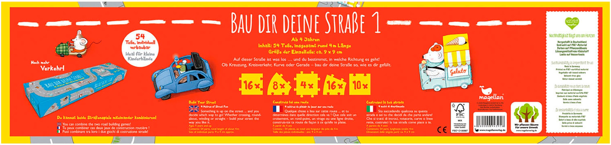 Magellan Spiel »Bau dir deine Straße 1«