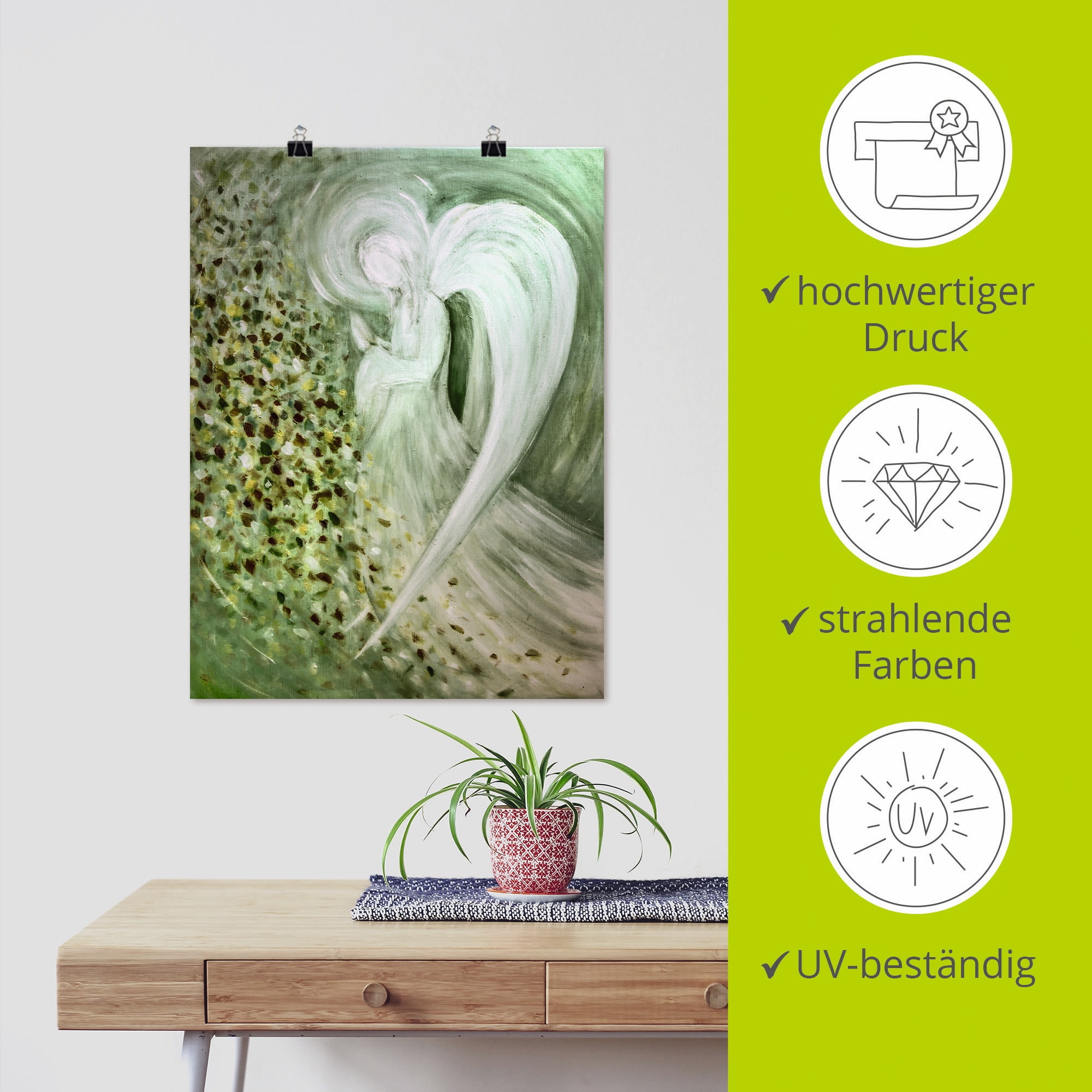 Artland Wandbild »Engel II« Religion 1 Stk. tlg. als Leinwandbild, Poster in verschied. Größen