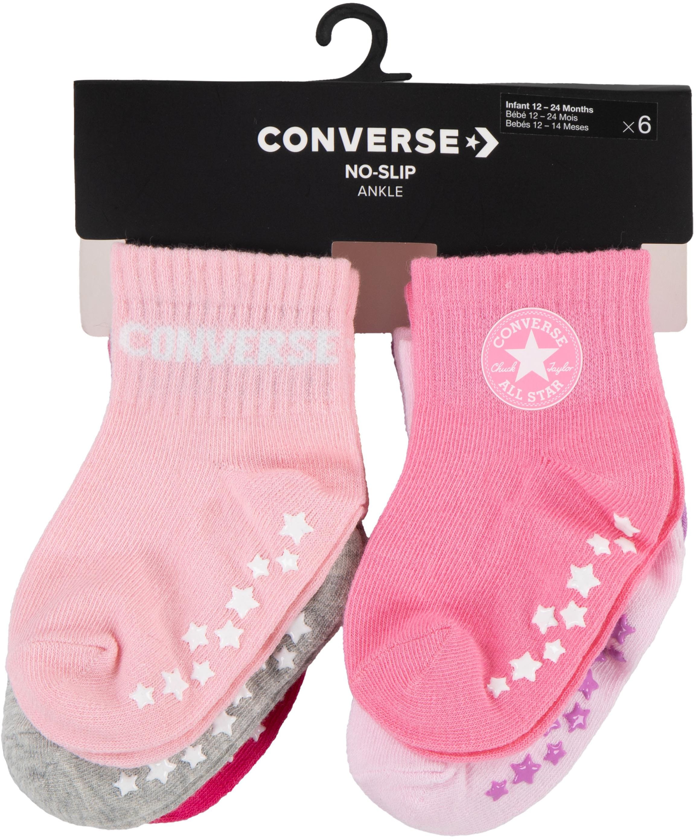 Converse ABS-Socken »CHN CORE 6PK GRIP INF TOD SCKS«, (6 Paar)