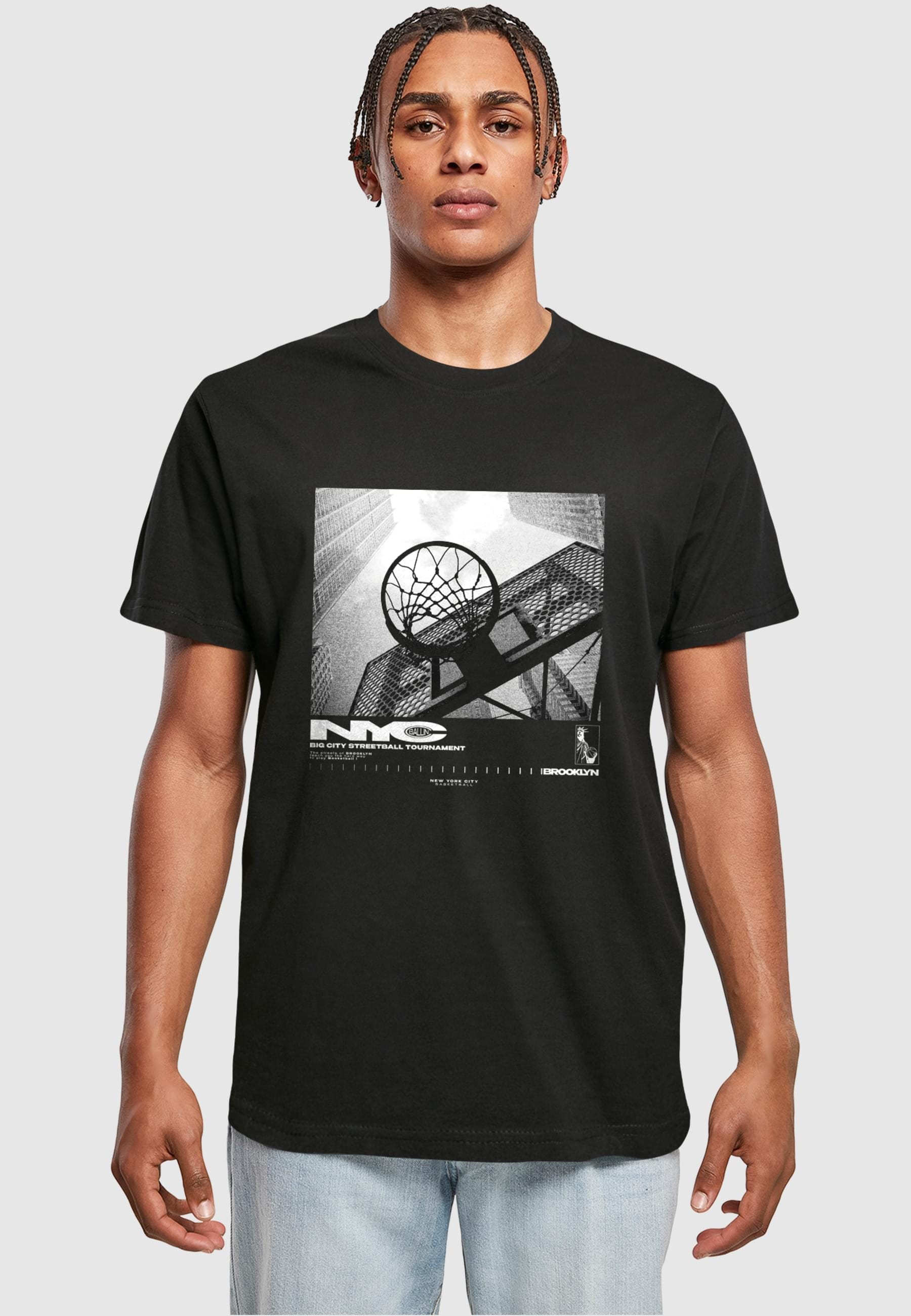 MisterTee T-Shirt »MisterTee Herren NYC Ballin Tee«, (1 tlg.)