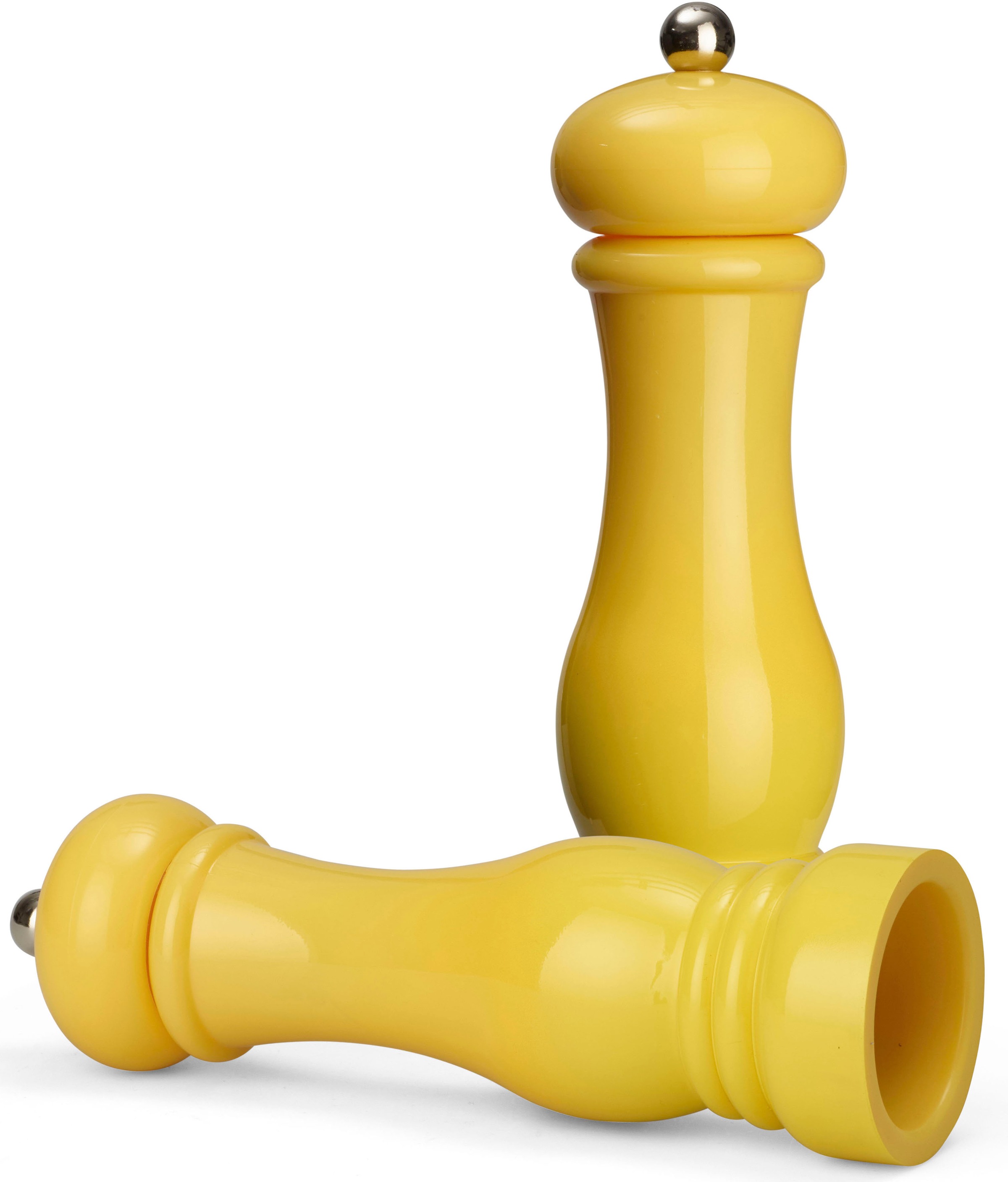 ECHTWERK Salz-/Pfeffermühle, (2 St.), hochwertiges ABS-Kunststoff, Keramikmahlwerk, Ideal für Gewürze, 21 cm