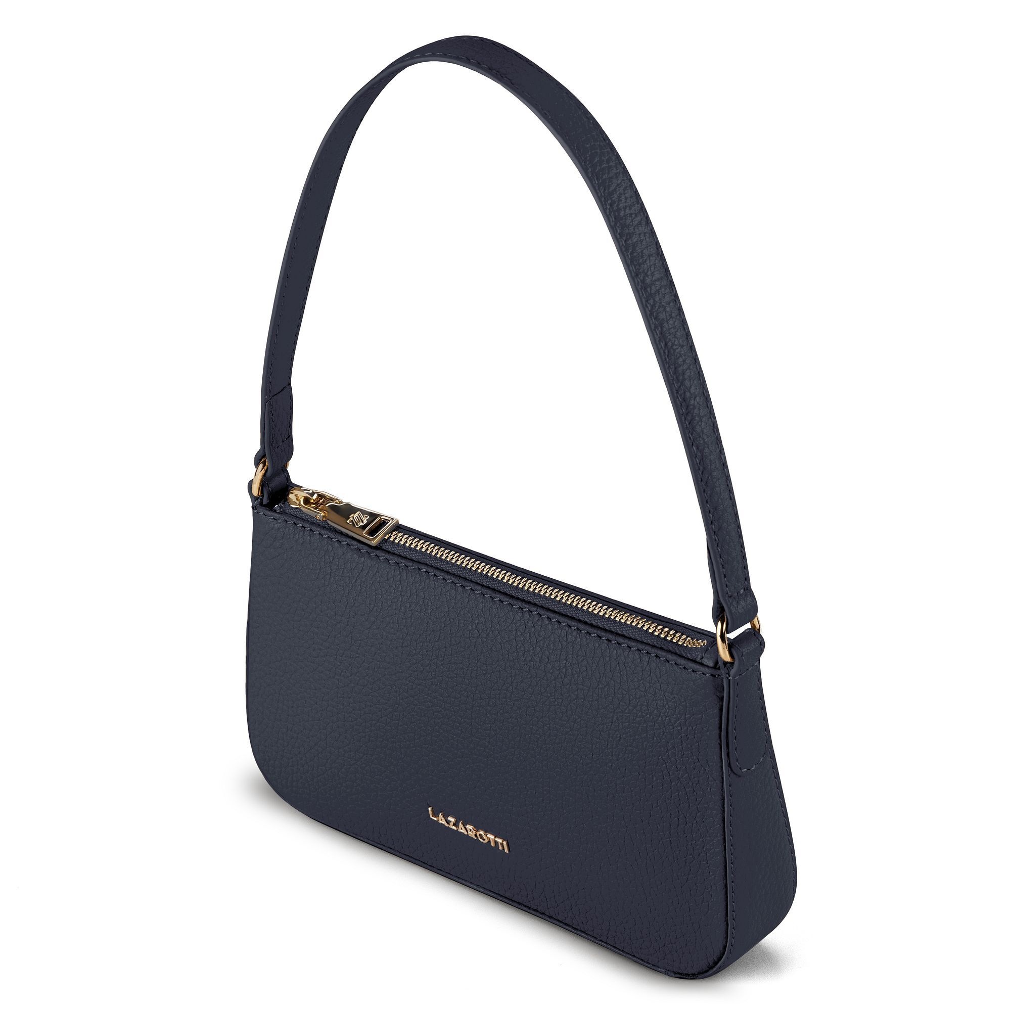 Lazarotti Schultertasche »Bologna Leather Pochette Schultertasche Leder 22 cm«