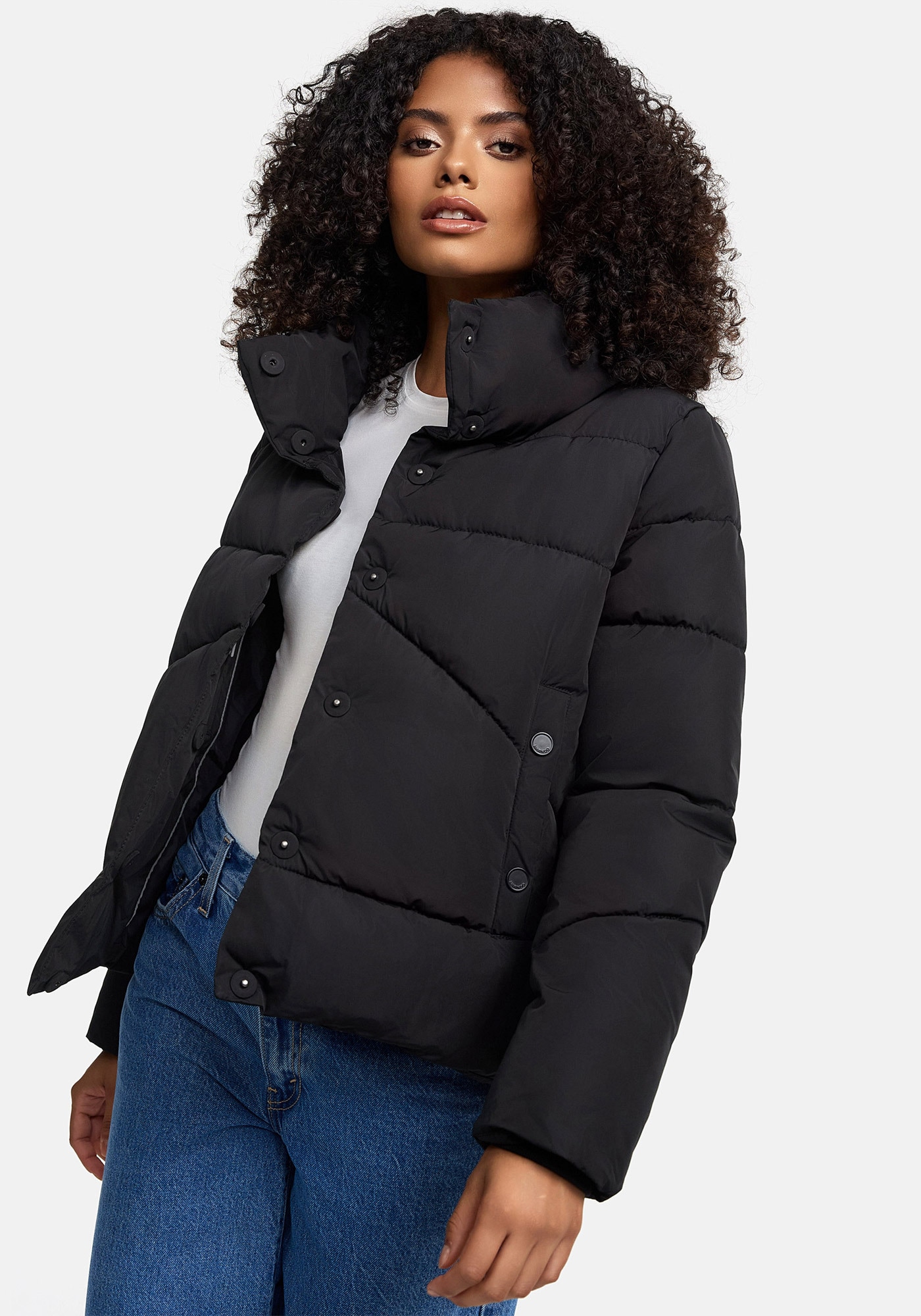 Marikoo Winterjacke »Jalliaa«, mit schönem Steppdesign