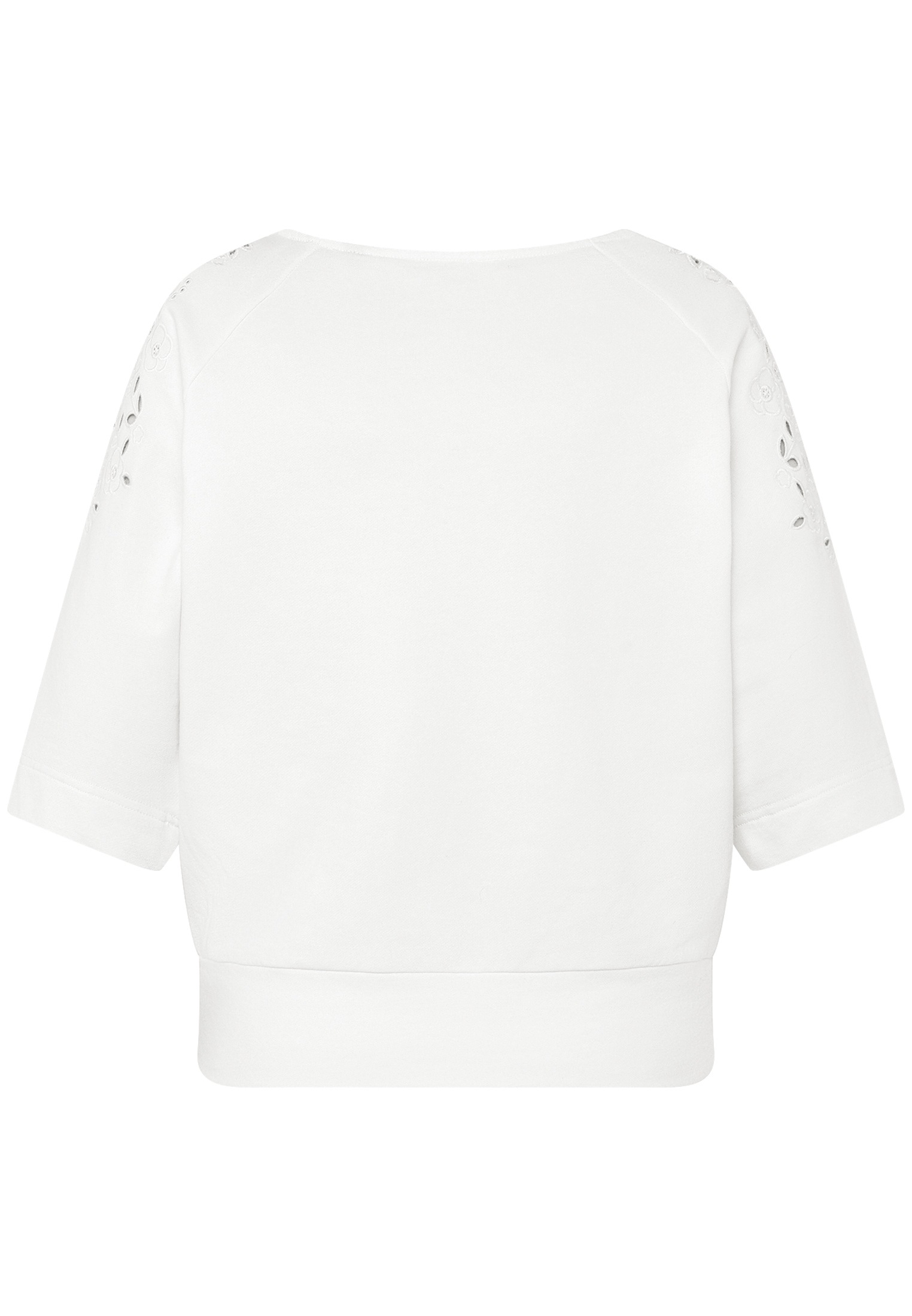 Zero Sweatshirt »Damen mit Lochmuster«, Lochstickerei
