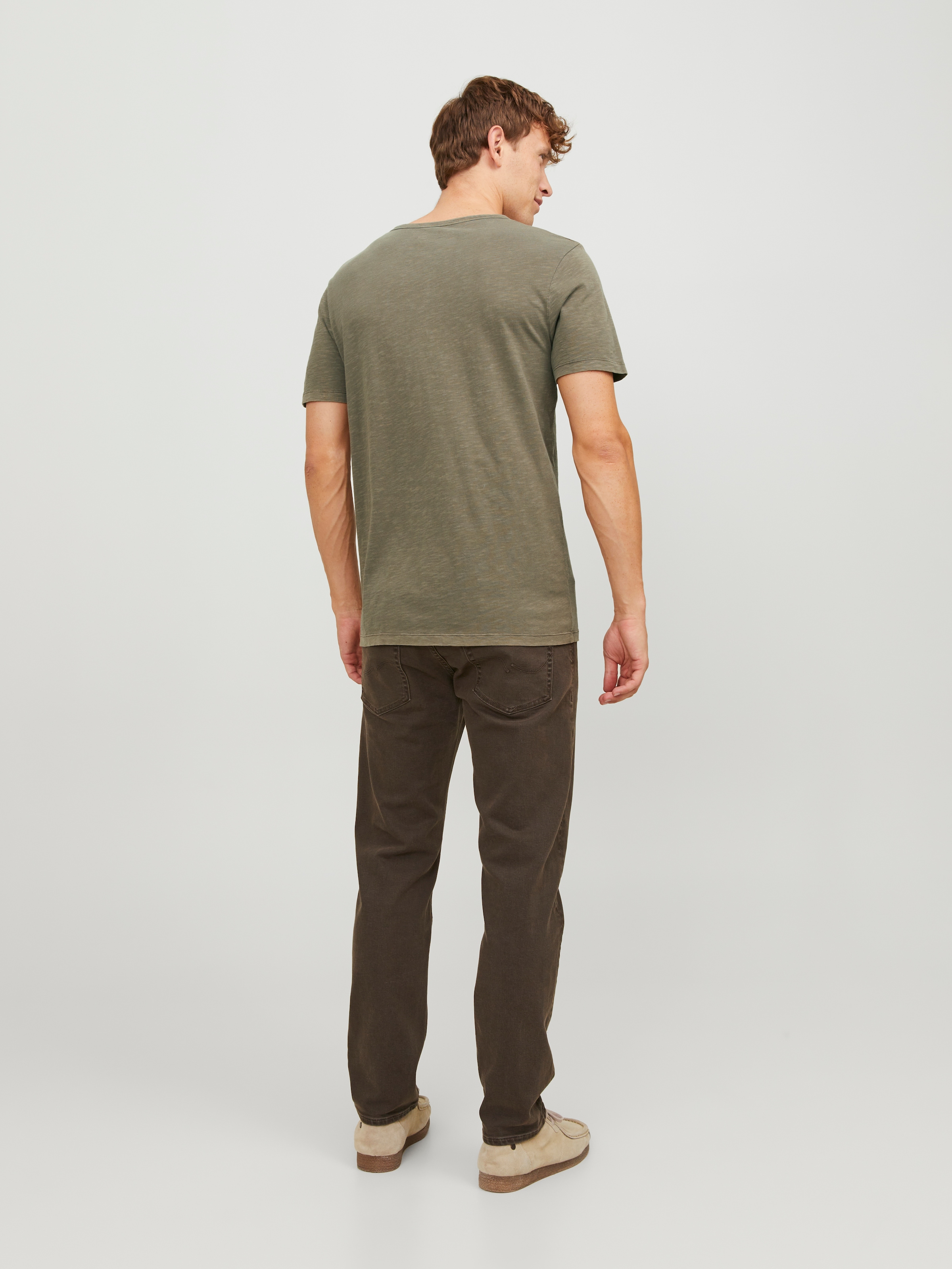 Jack & Jones T-Shirt »SPLIT NECK TEE«