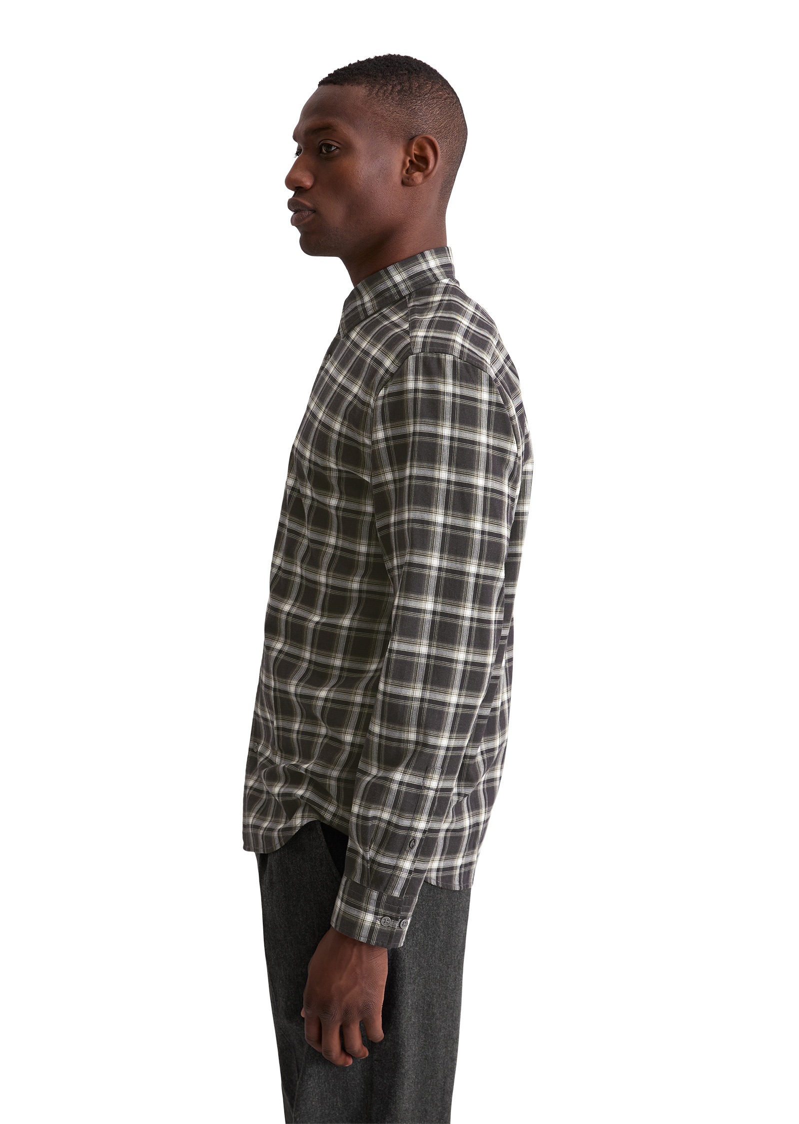 Marc OPolo Langarmhemd "aus weichem Bio-Baumwoll-Flanell" günstig online kaufen