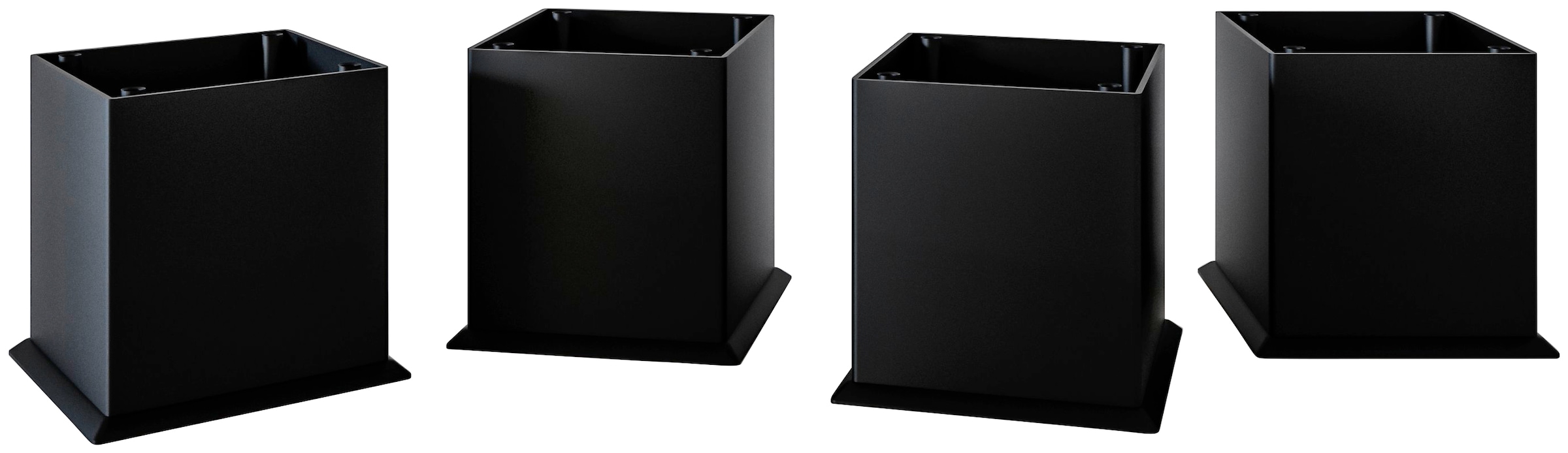 welltime Badezimmer-Set »Kaunas«, (Set, 4 St.), Waschtisch-Set mit Midischrank und Seitenschrank, Breite 160 cm