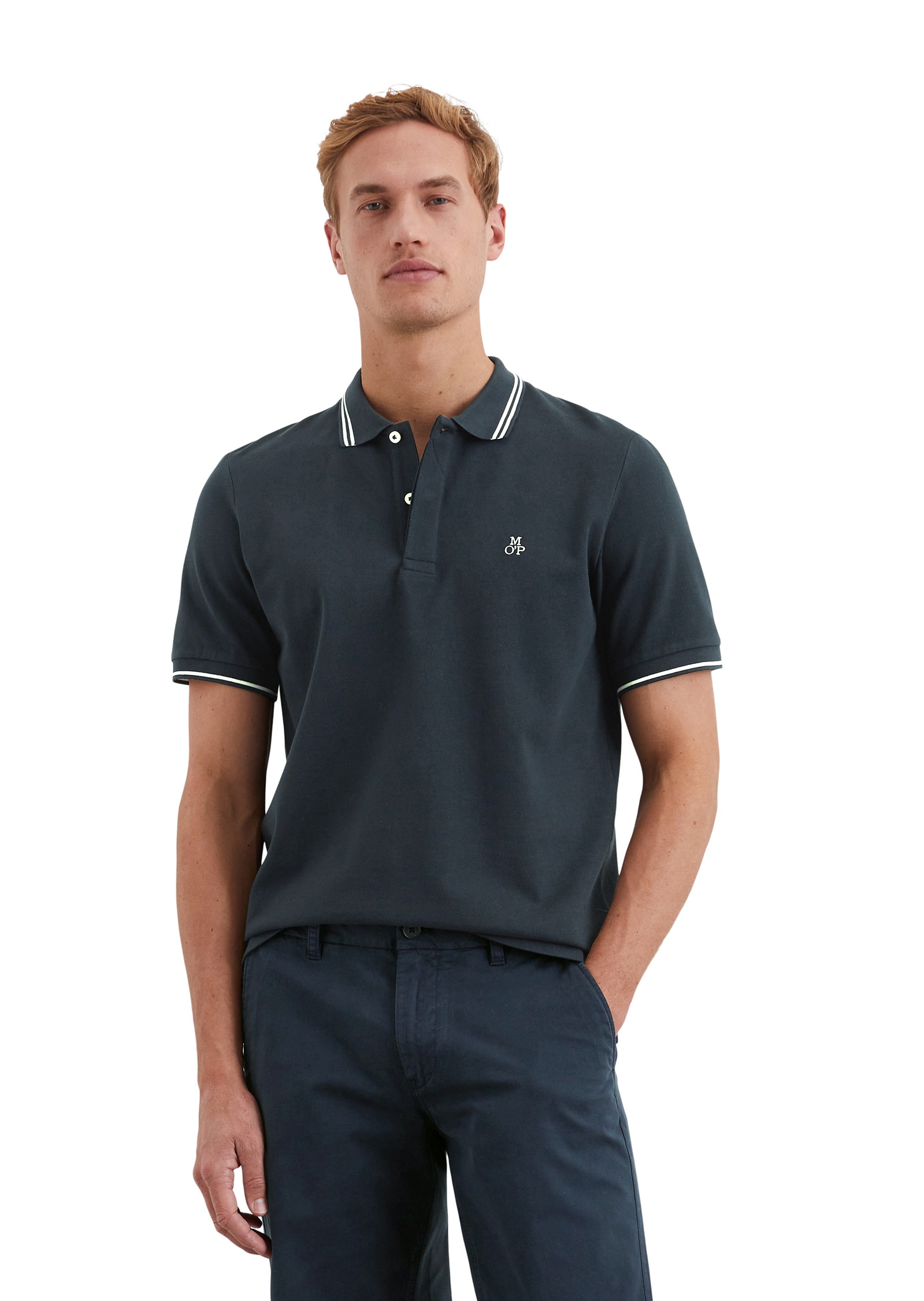 Marc OPolo Poloshirt "aus reiner Bio-Baumwolle" günstig online kaufen