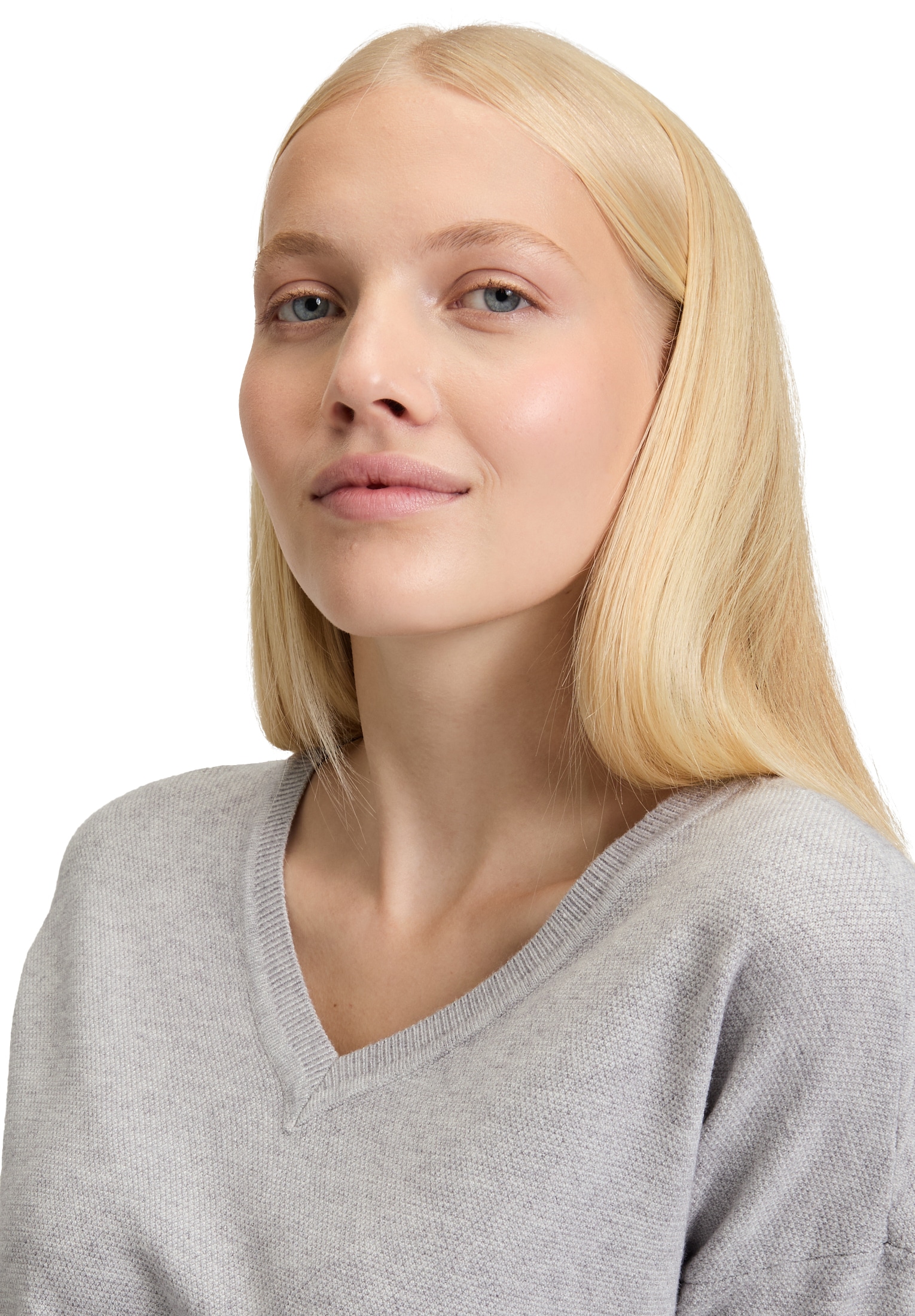 Betty&Co Strickpullover »Betty & Co Damen Strickpullover mit V-Ausschnitt«, (1 tlg.)