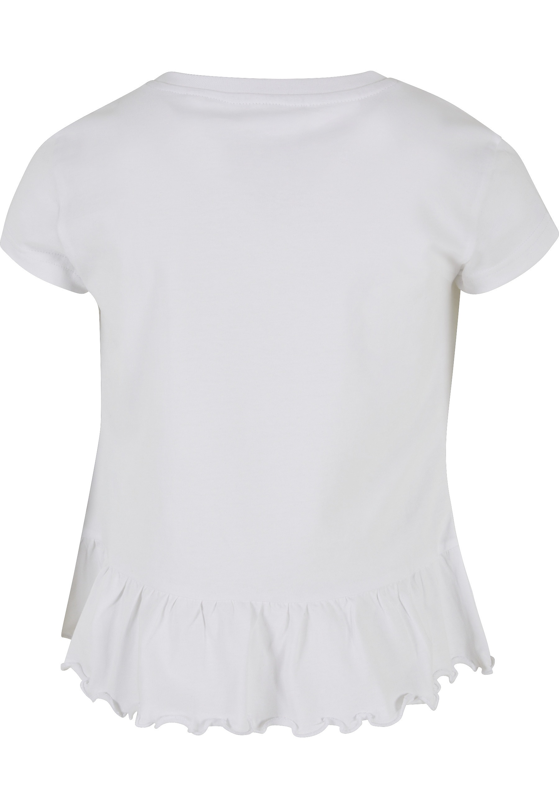 URBAN CLASSICS T-Shirt »Urban Classics Damen Girls Organic Volant Tee« 1 Stk.