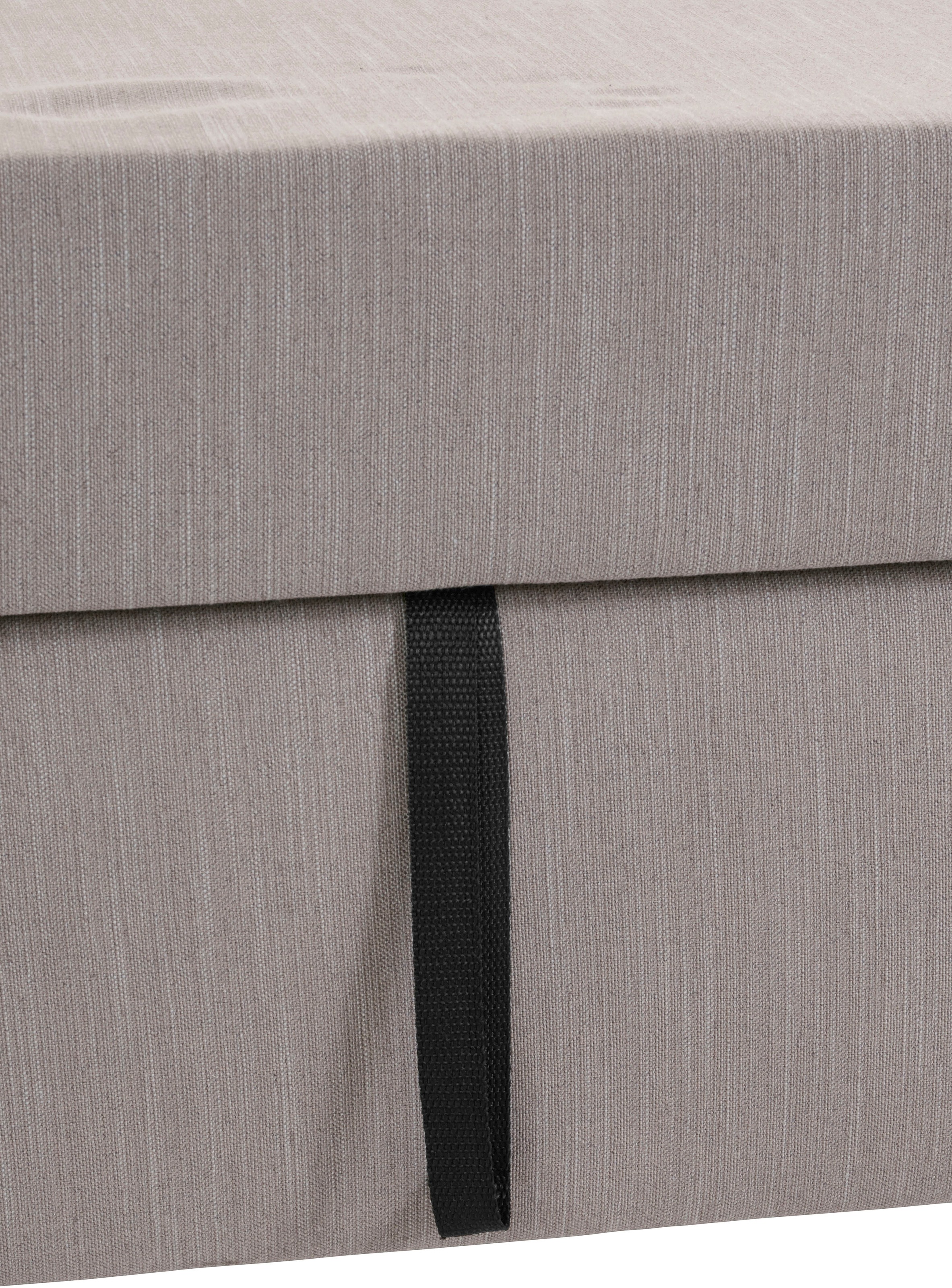 OTTO products Ecksofa »Grazzo L-Form«, hochwertige Stoffe aus recyceltem Material, Steppung im Sitzbereich