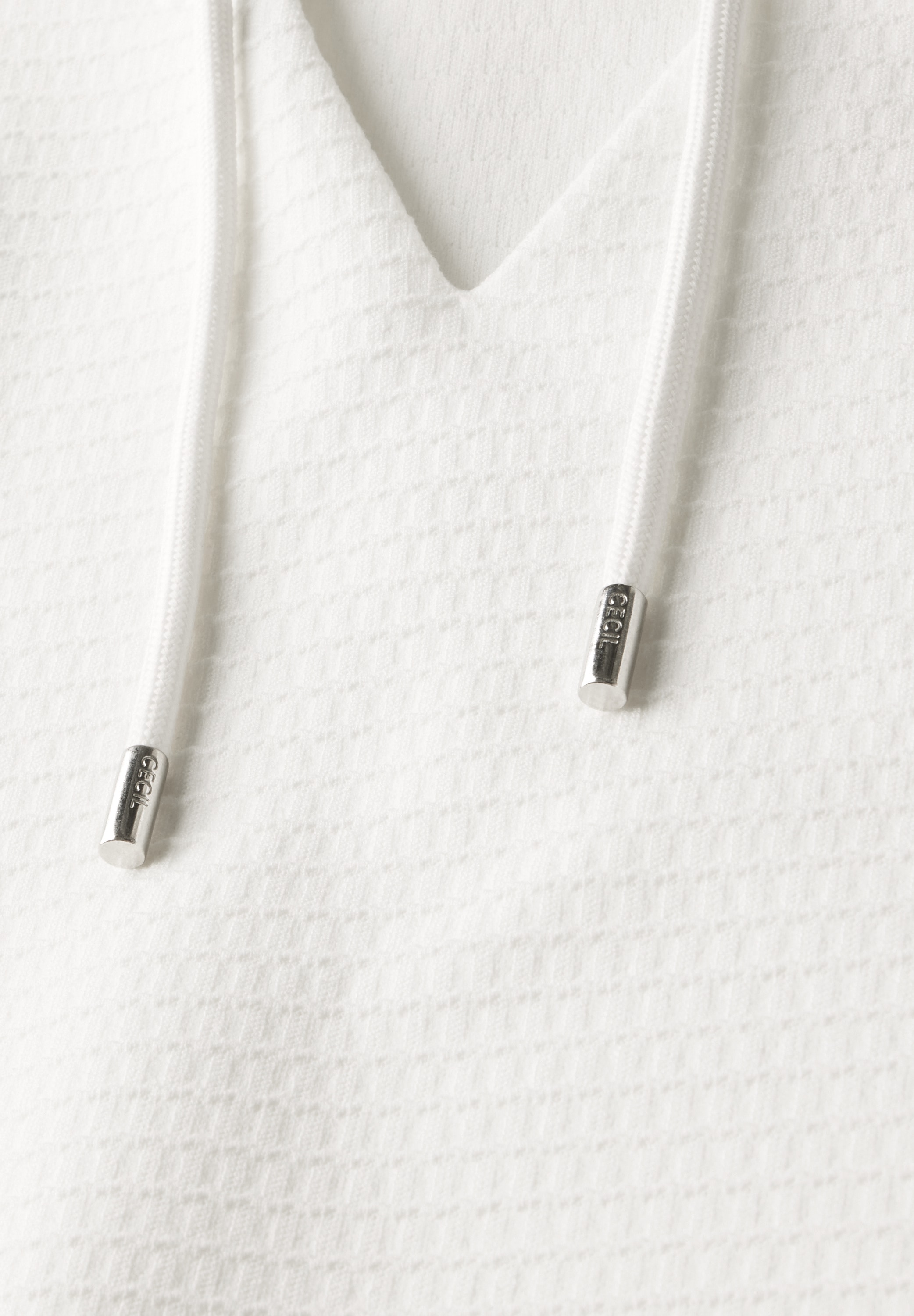 Cecil Kapuzenshirt, aus softem Materialmix
