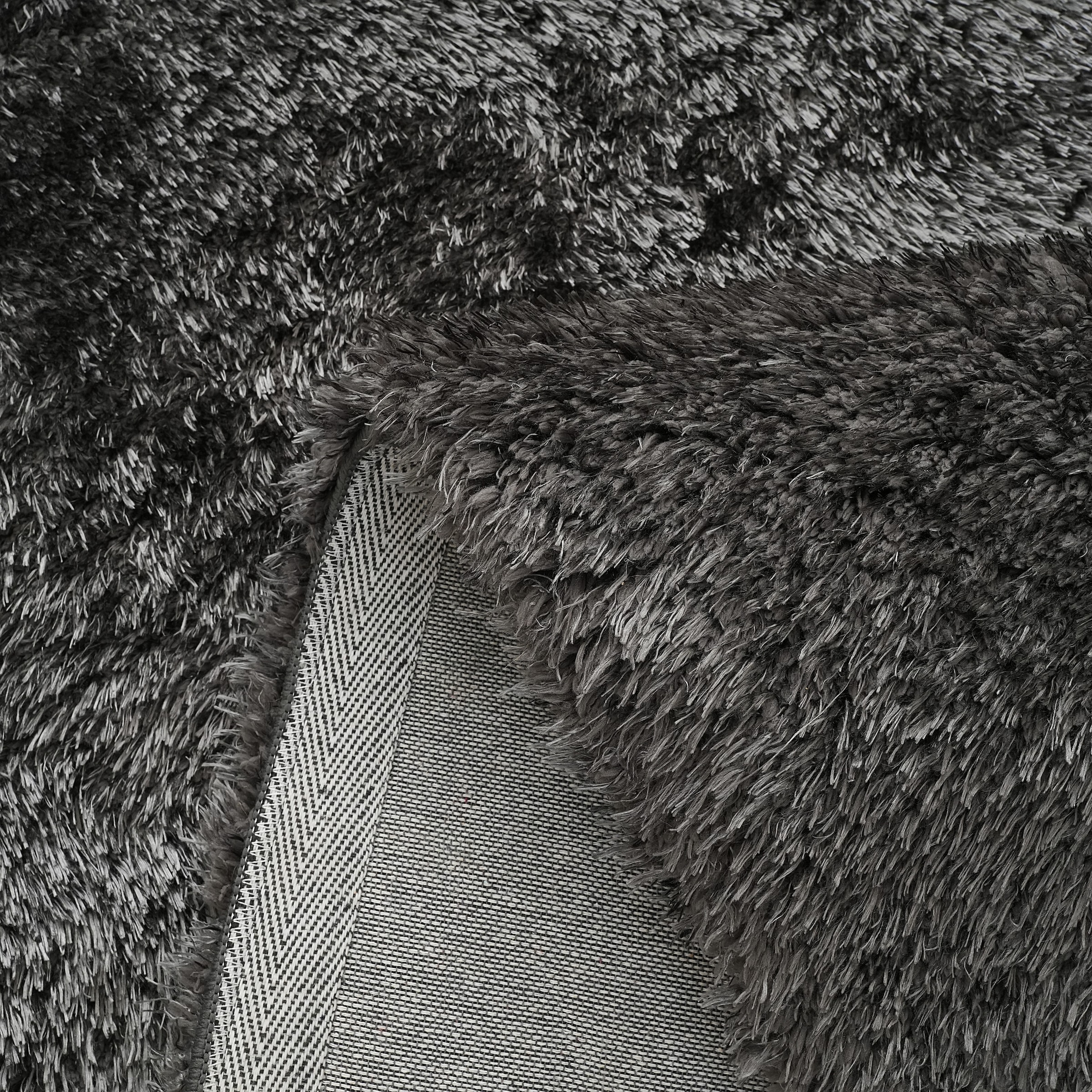 my home Hochflor-Teppich »Micro Shaggy, aus weicher Mikrofaser«, rechteckig, 53 mm Höhe, weich, flauschig, Uni-Farben, Wohnzimmer, Schlafzimmer, Kinderzimmer
