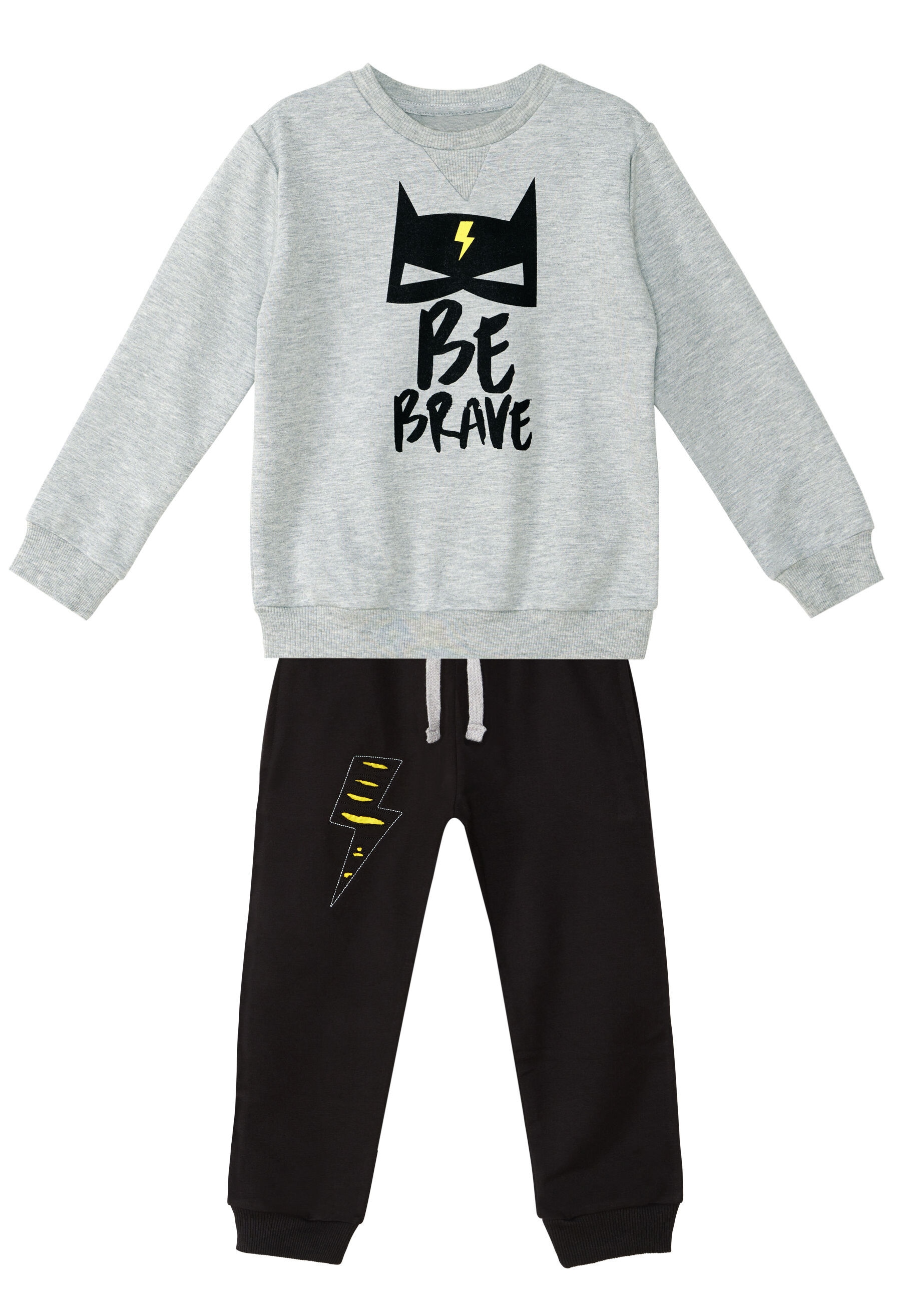 Denokids Hausanzug »Be Brave«, (2 tlg.), mit Heldenmasken-Aufdruck