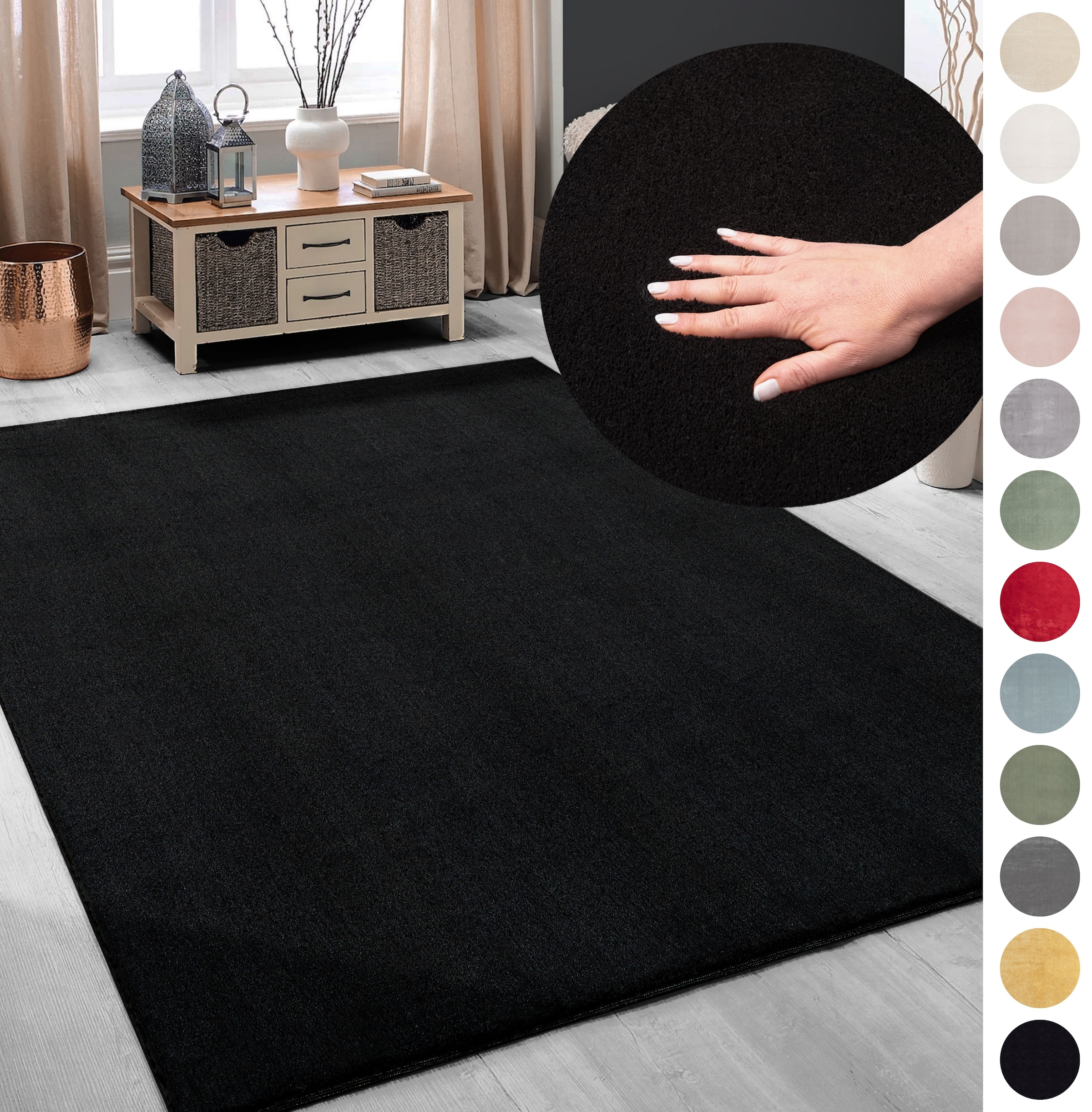 OTTO home Teppich "Arabell, Kunstfellteppich, Felloptik, waschbar," rechtec günstig online kaufen