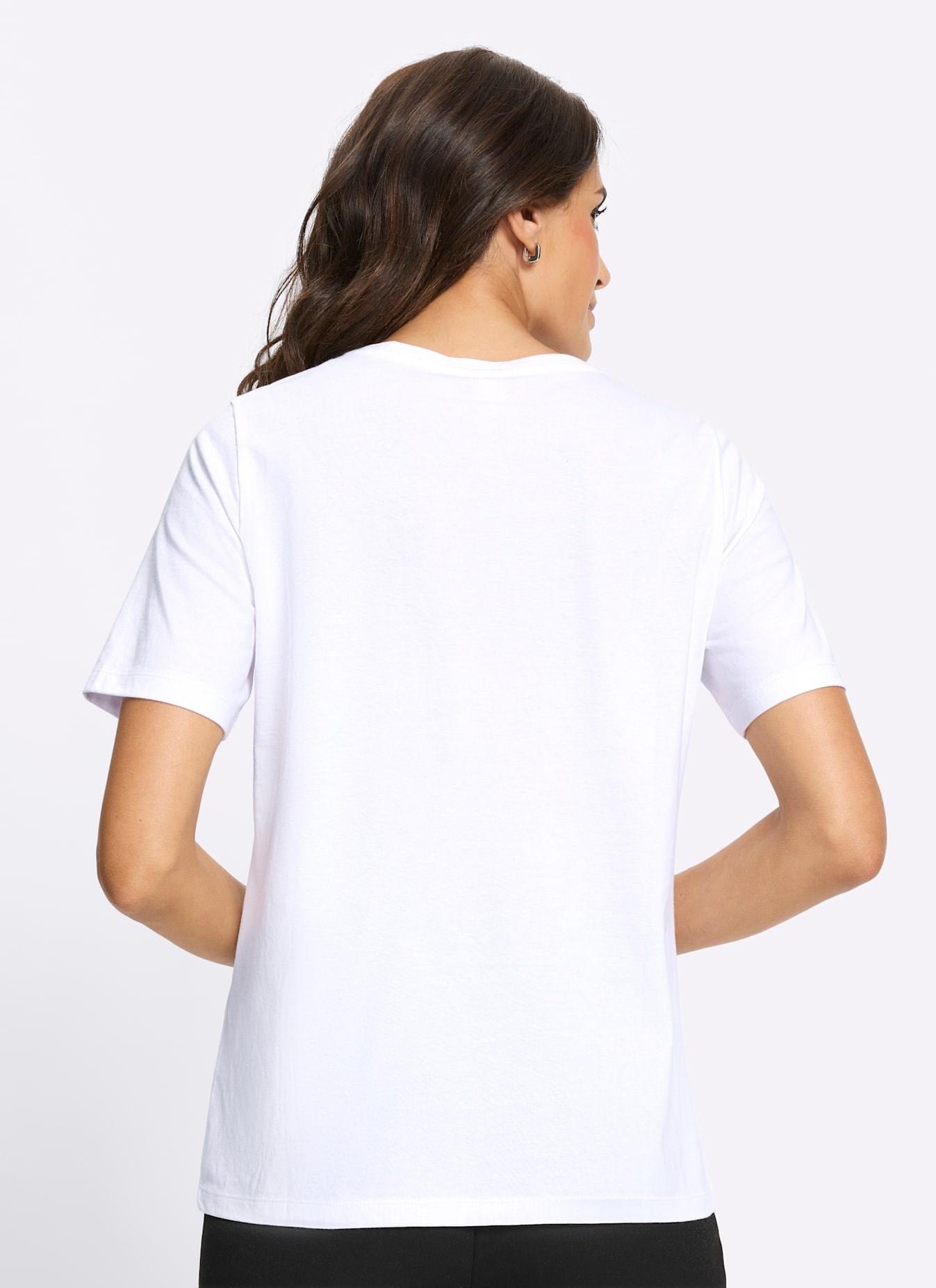 Inspirationen Rundhalsshirt »Baumwoll-Shirt« 1 tlg.