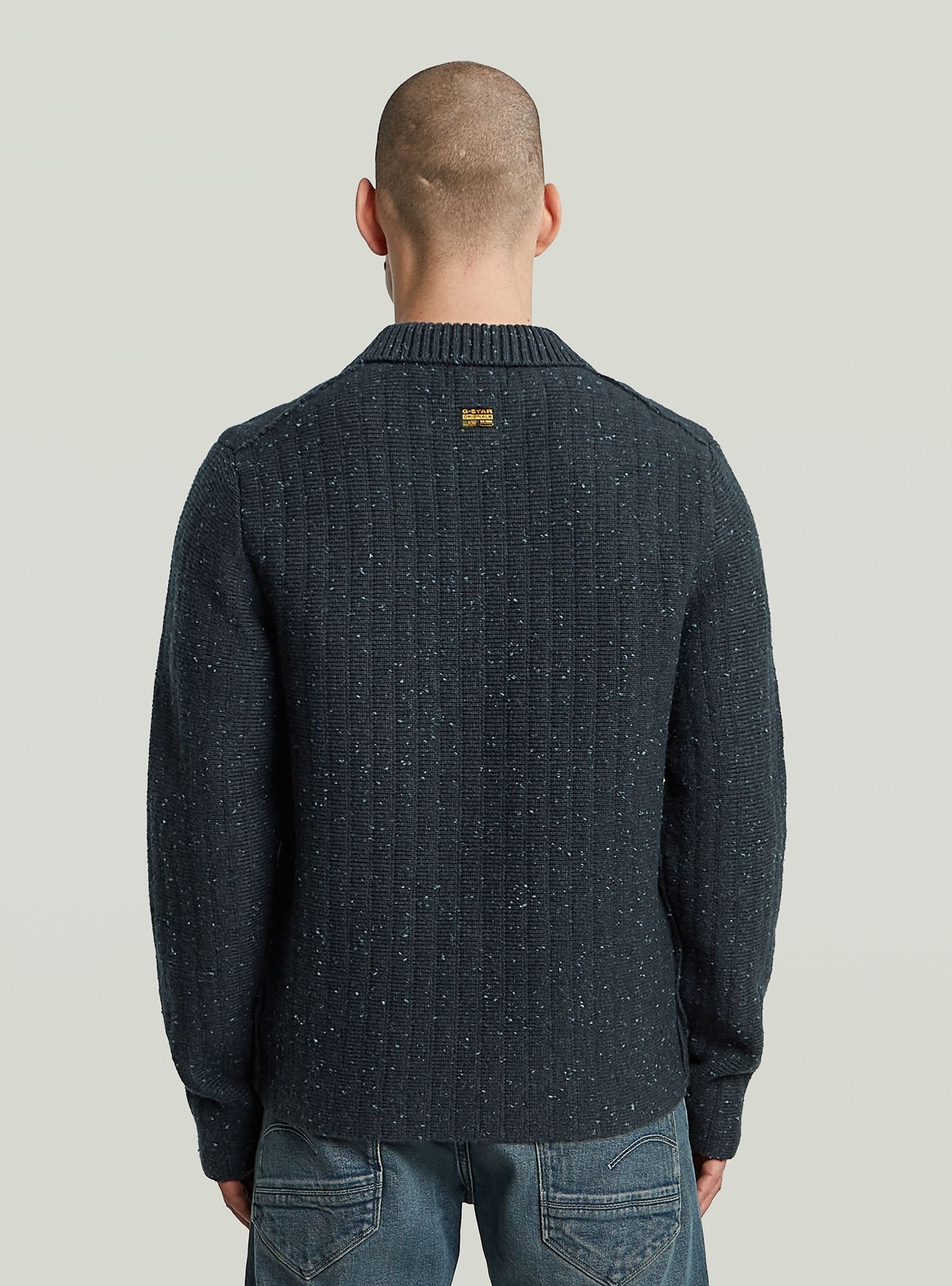 G-STAR Poloshirt "Polo Collar Half Zip Knit" günstig online kaufen