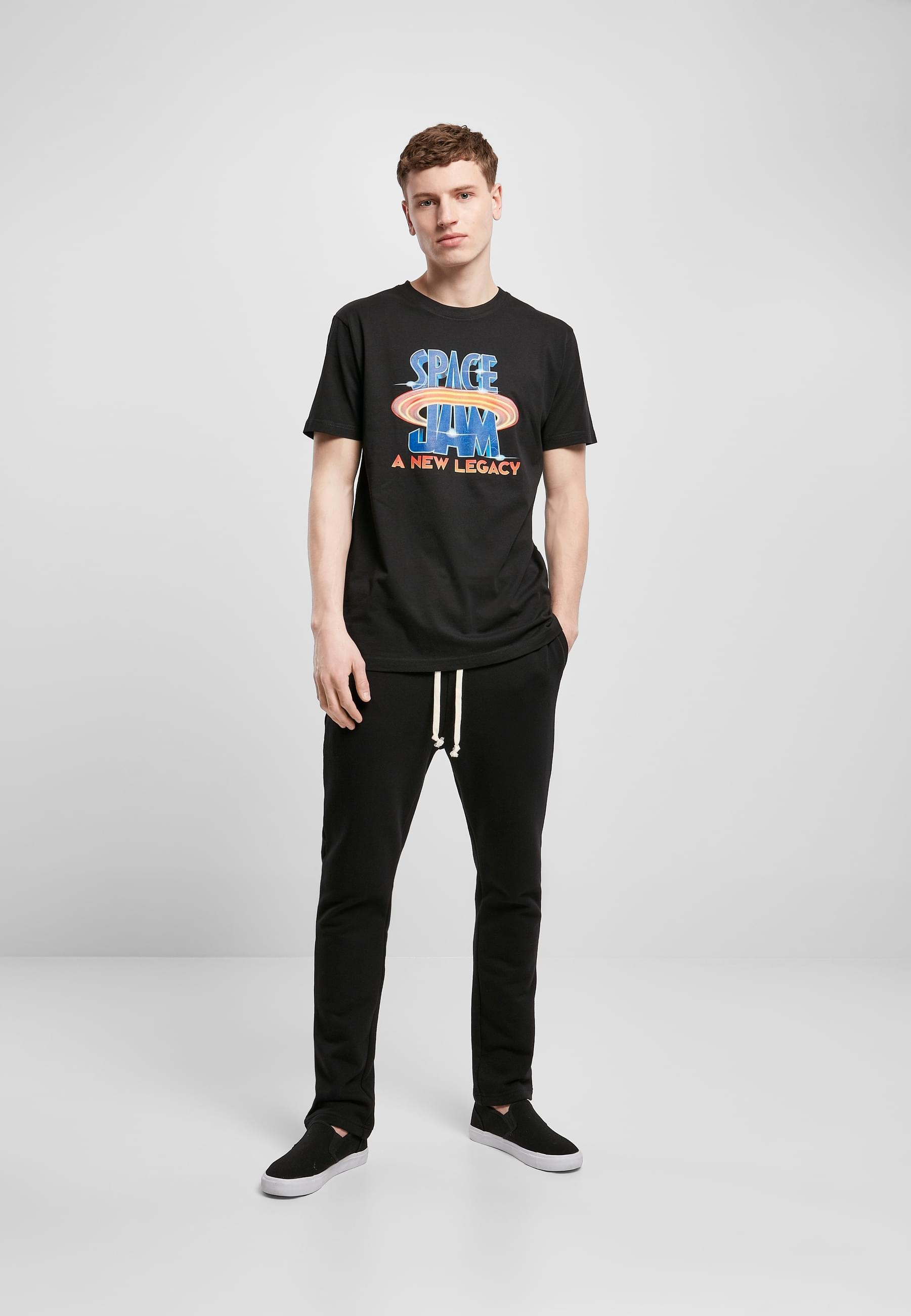 MisterTee Kurzarmshirt »MisterTee Herren Space Jam Logo Tee«, (1 tlg.)