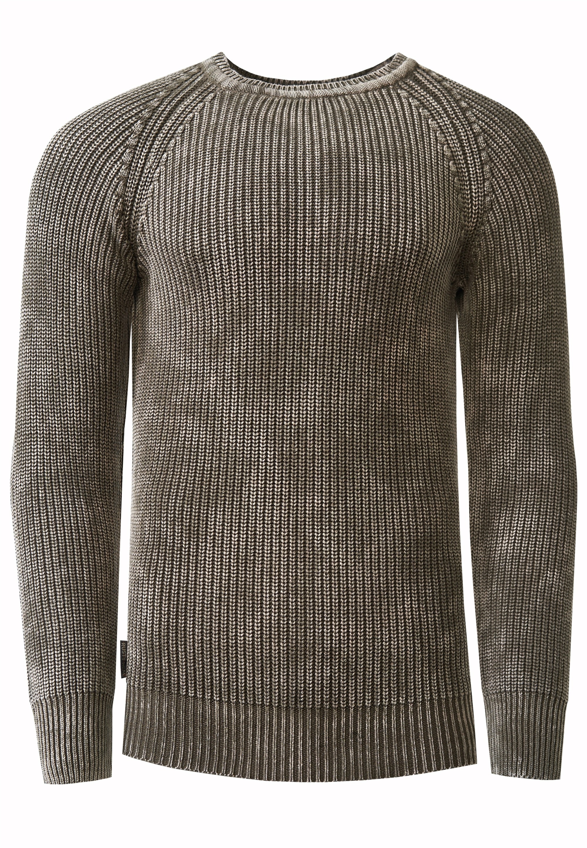 Rusty Neal Strickpullover, im dezenten Batik-Design