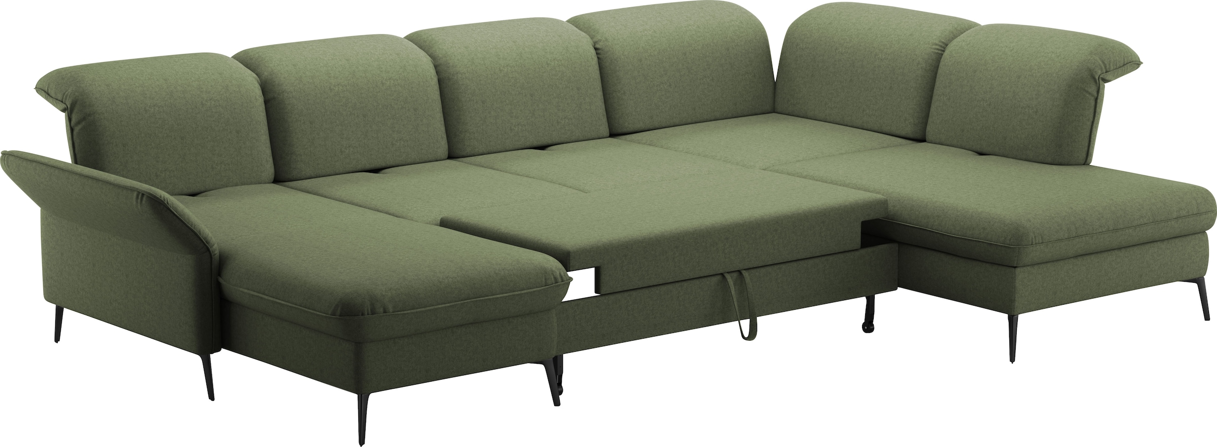 sit&more Wohnlandschaft »Emely«, mit Sitztiefenverstellung optional mit Bettfunktion und Bettkasten