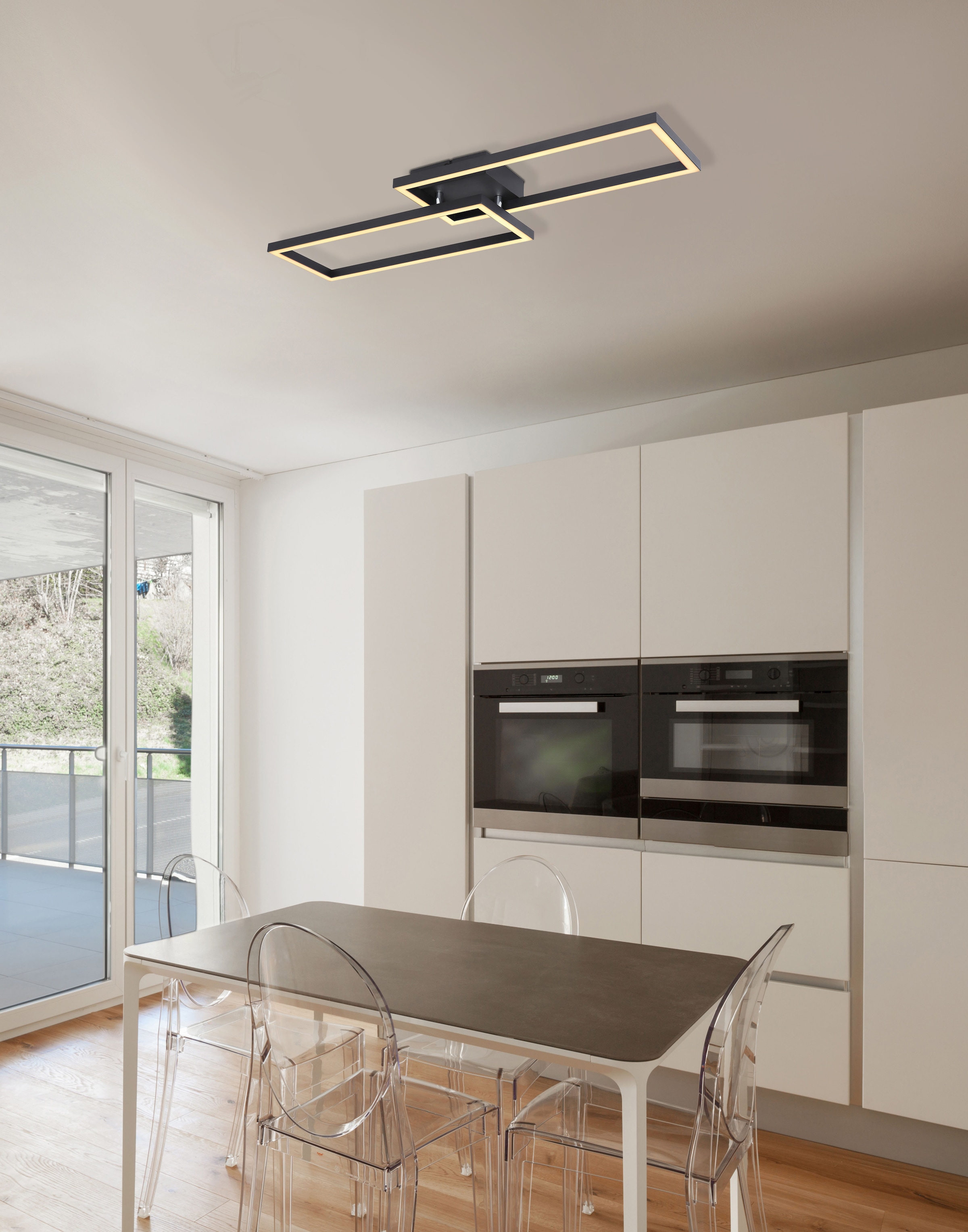 GLOBO LIGHTING LED Deckenleuchte »TATJANA«, Leuchtmittel LED-Modul | LED fest integriert, Deckenlampe/Wohnzimmer/Schlafzimmer/modern