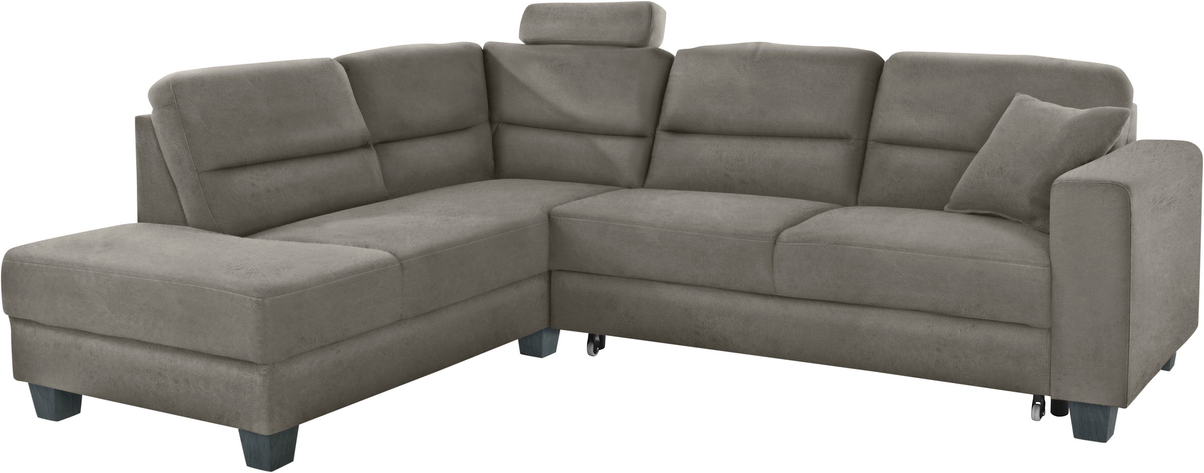 TRENDMANUFAKTUR Ecksofa »Chamber, L-Form«, inklusive einer Kopfstütze, wahlweise mit Schlaffunktion
