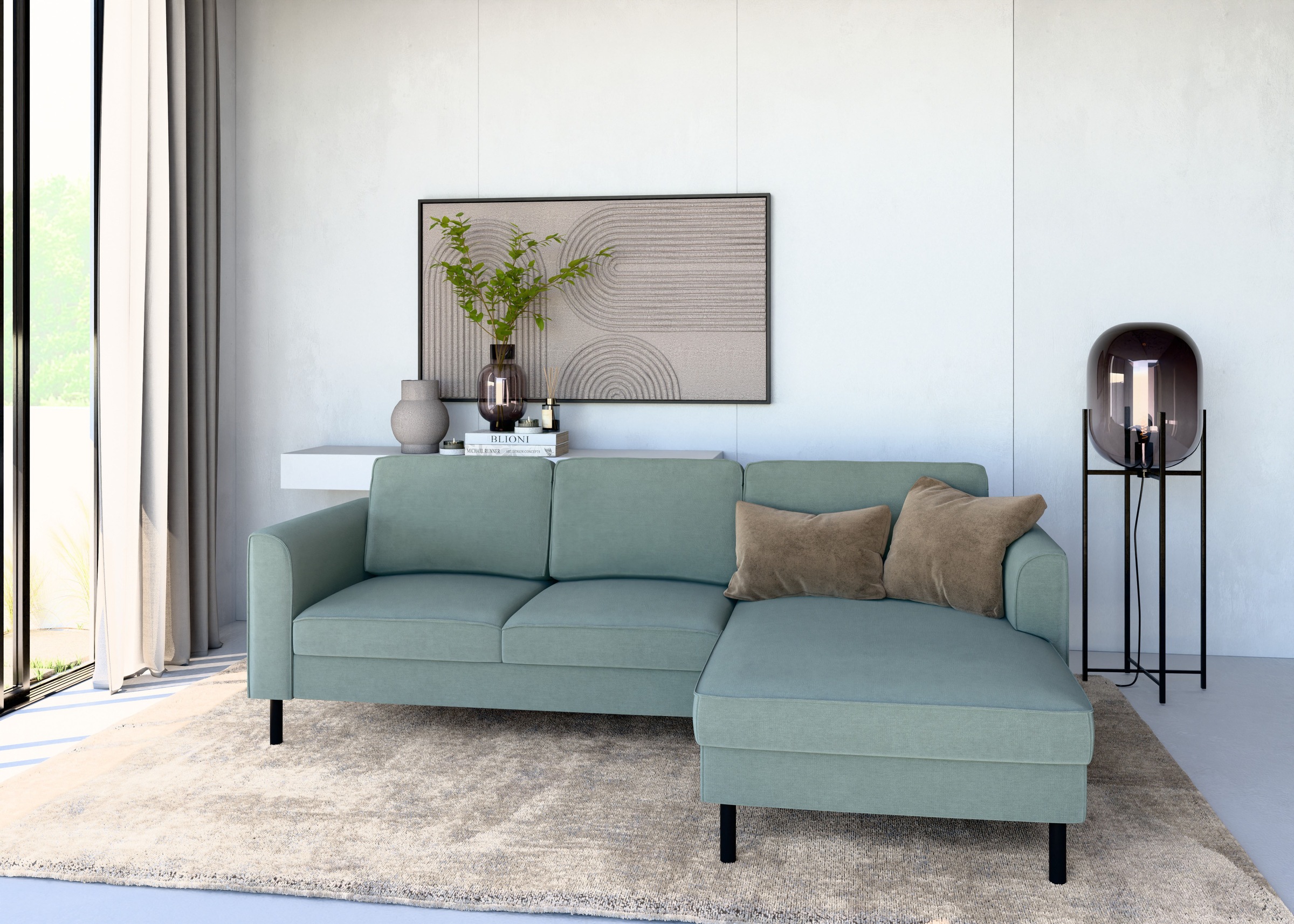 Home affaire Ecksofa "Booster Couch wahlweise mit Schlaffunktion und Bettka günstig online kaufen
