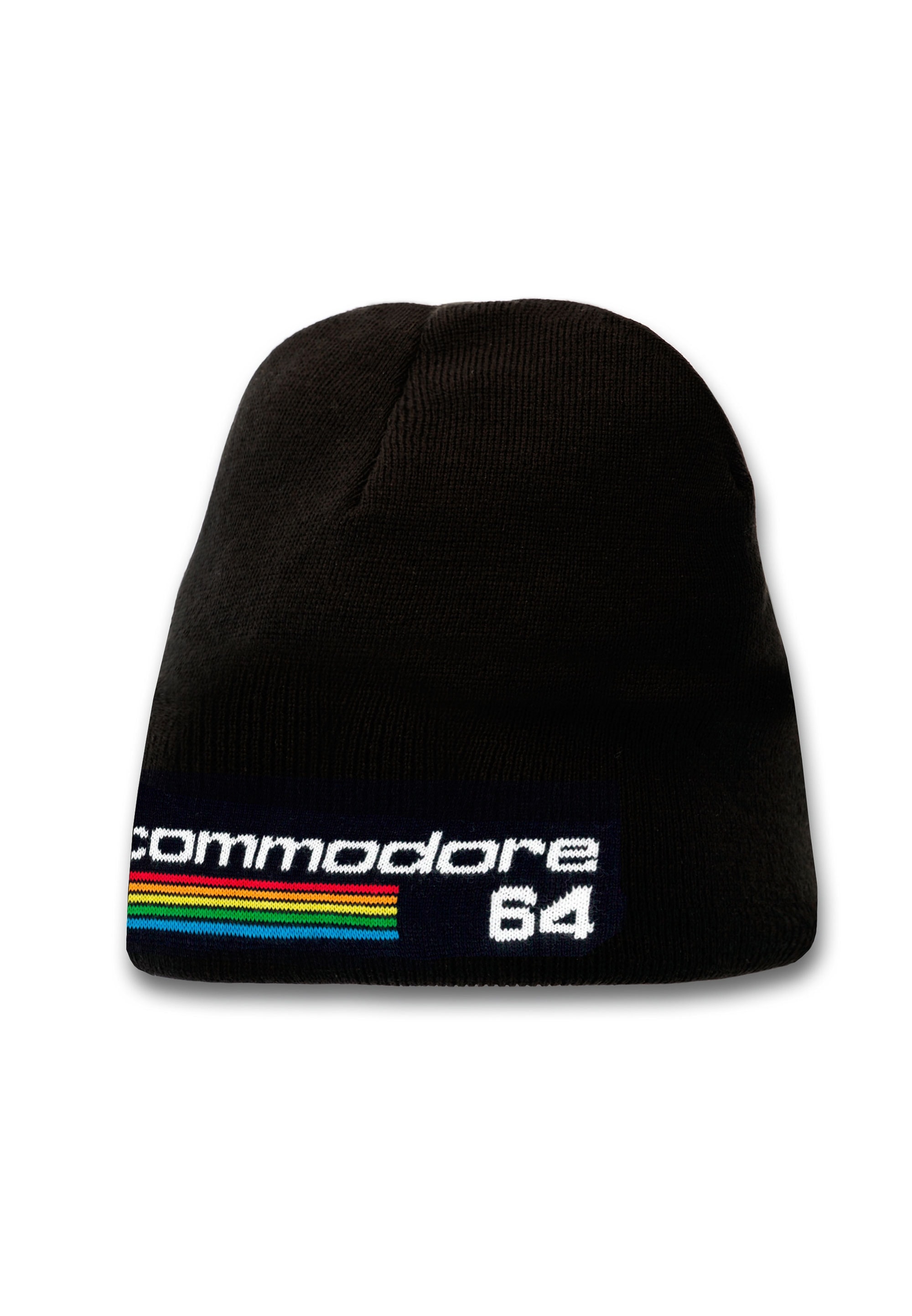 LOGOSHIRT Strickmütze »Commodore C64«, mit auffälligem Logo