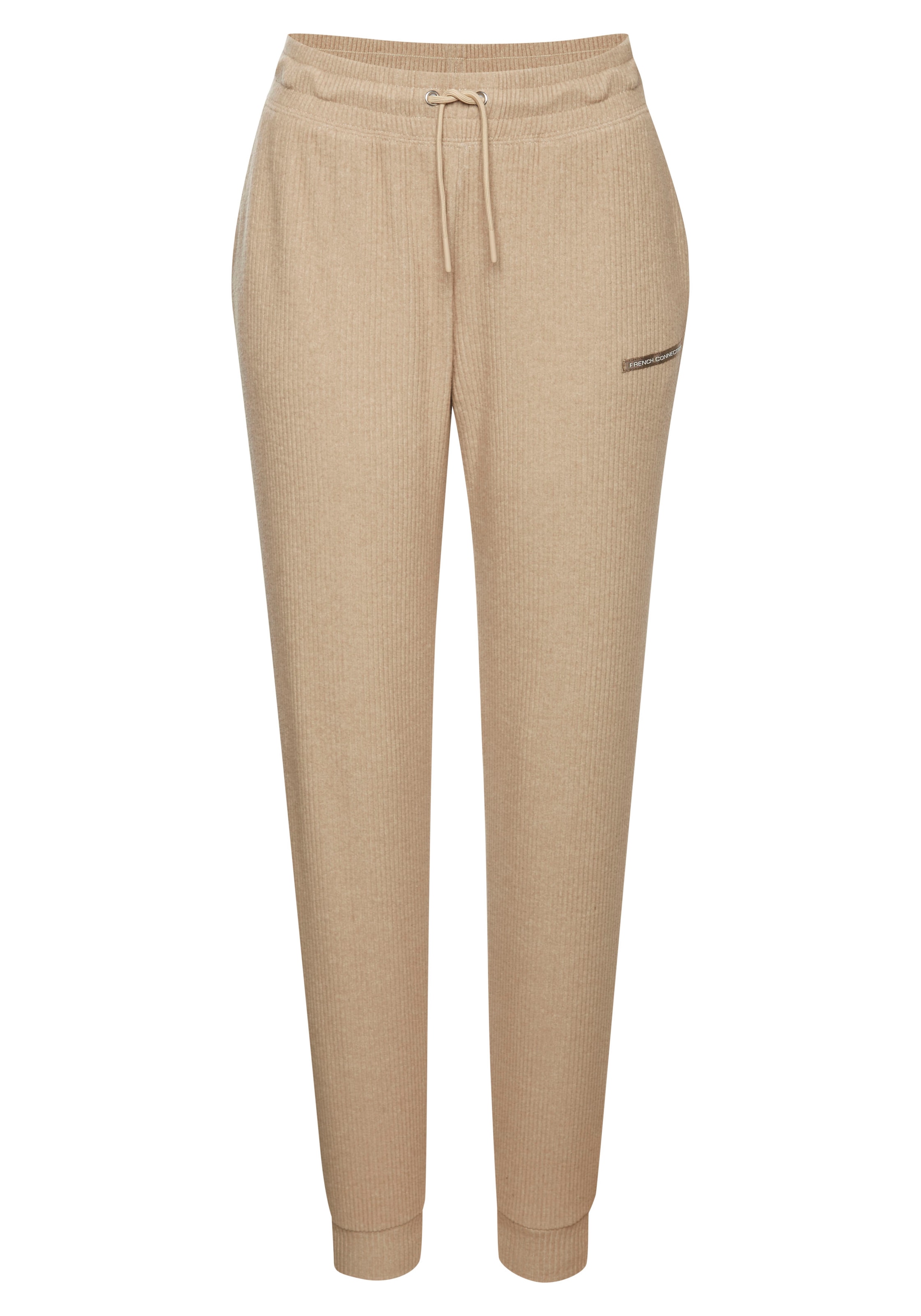 French Connection Sweathose, aus weicher Rippstruktur, Loungewear