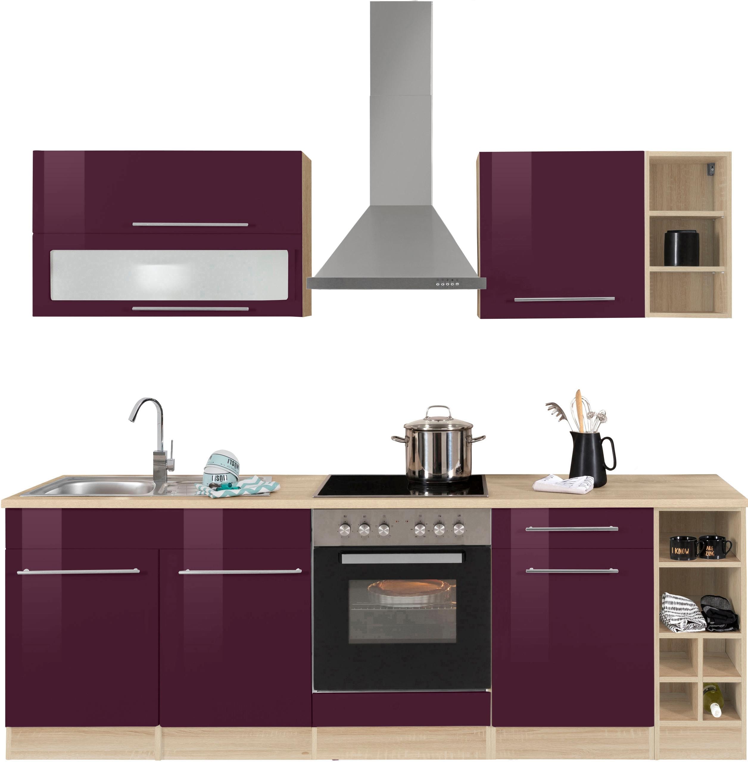 KOCHSTATION "KS-Eton" ohne E-Geräte, Breite 240 cm