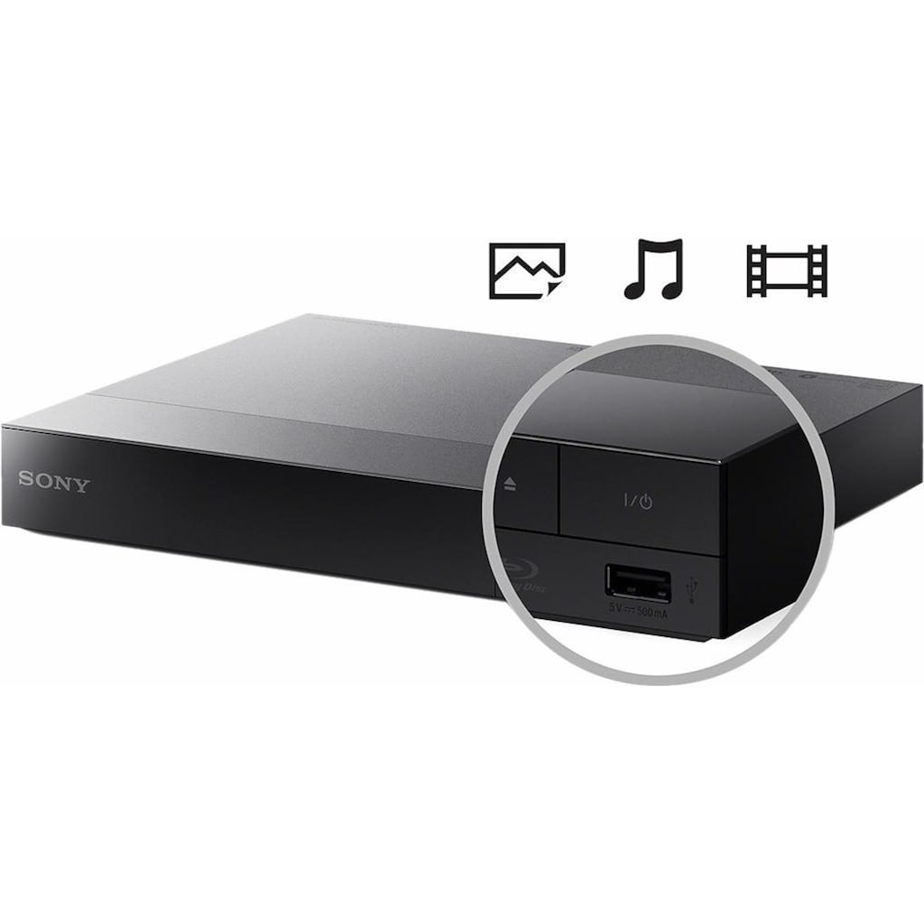 Sony Blu-ray-Player »BDP-S3700«, Miracast (Wi-Fi Alliance)-LAN (Ethernet)-WLAN, Full HD