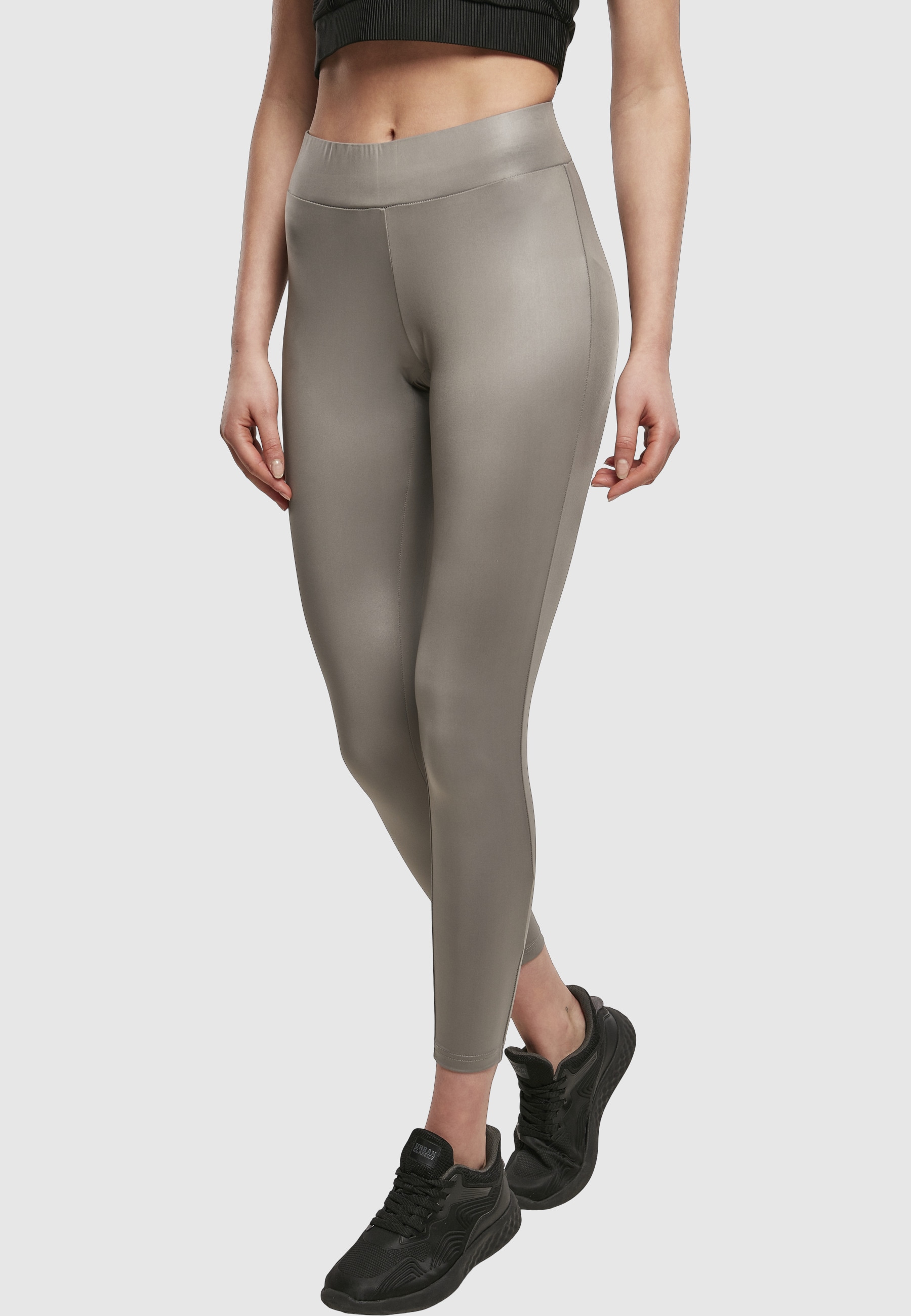 URBAN CLASSICS Leggings »Urban Classics Damen Ladies Synthetic Leather Leggings«