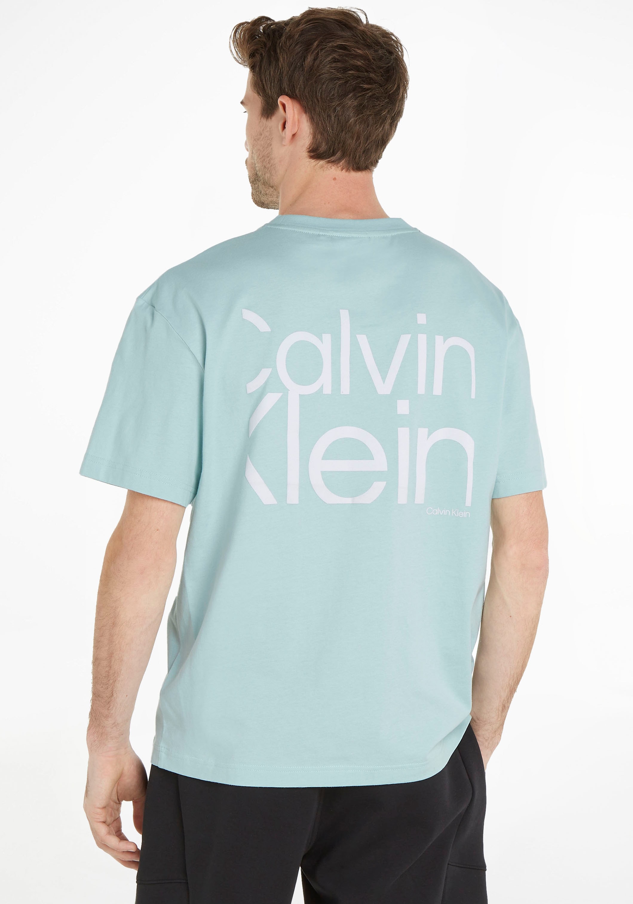 | Kurzarmshirt, Calvin hinten Klein Calvin ▷ vorne mit und Logodruck BAUR kaufen Klein