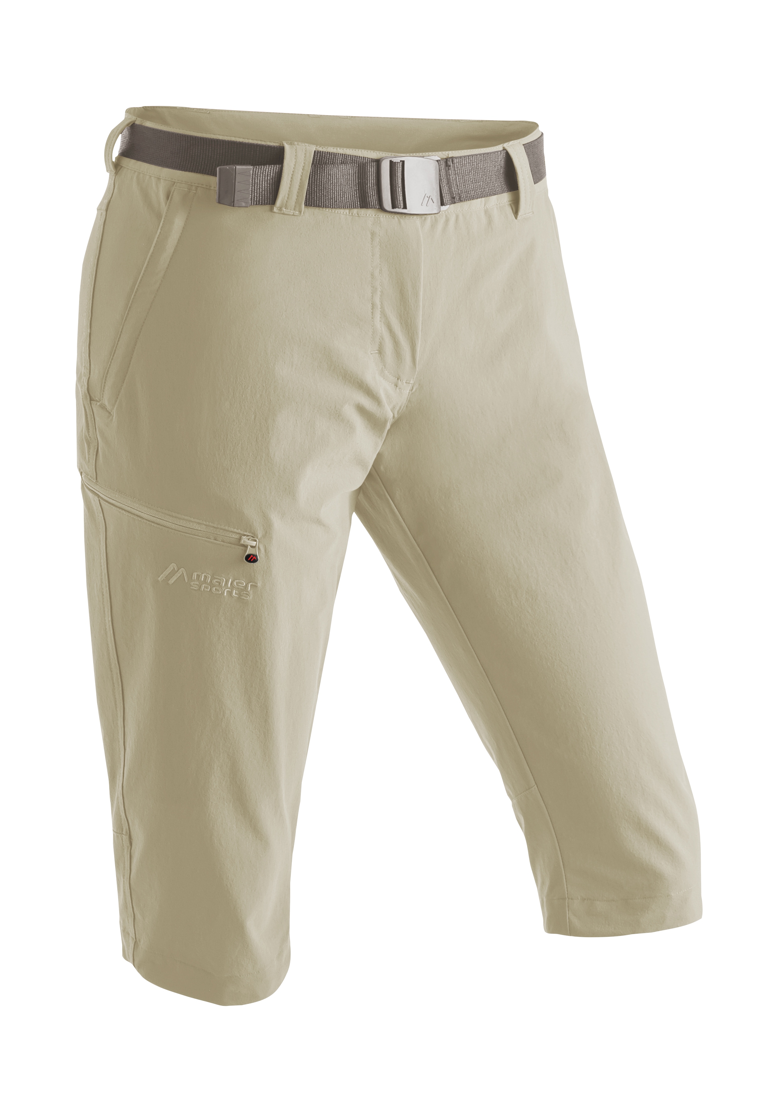 Maier Sports Caprihose "Inara slim 3/4" Damen Wanderhose, atmungsaktive Outdoorhose, 3/4 Hose mit 3 Taschen