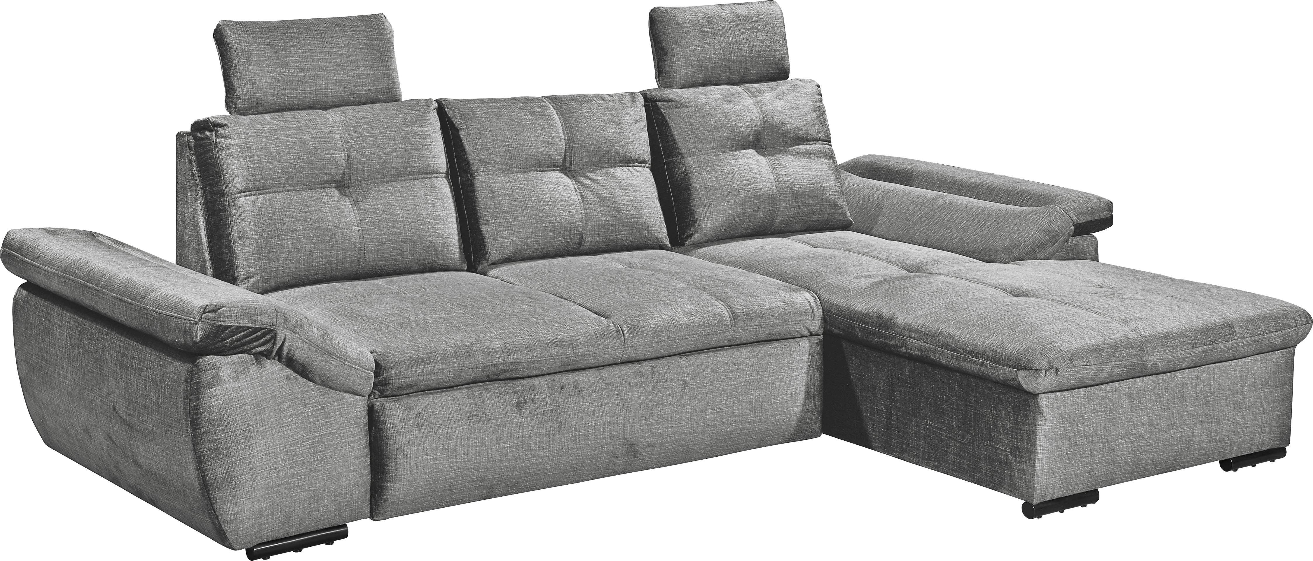 Thumbnail - ED EXCITING DESIGN Ecksofa "Alija L-Form" mit Bettfunktion, Armteilverstellung & Kopfstützen