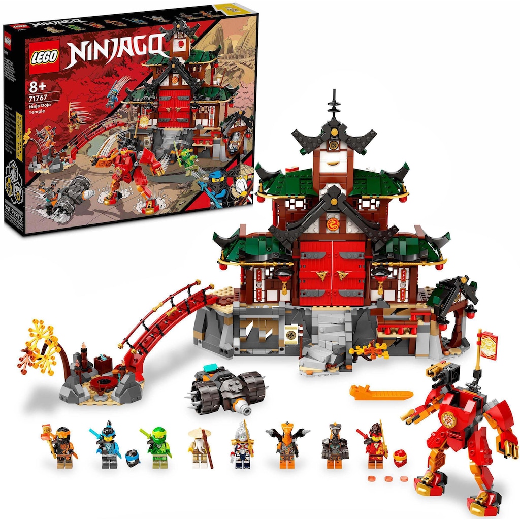 LEGO® Konstruktionsspielsteine »Ninja-Dojotempel (71767), LEGO® NINJAGO®«, (1394 St.)