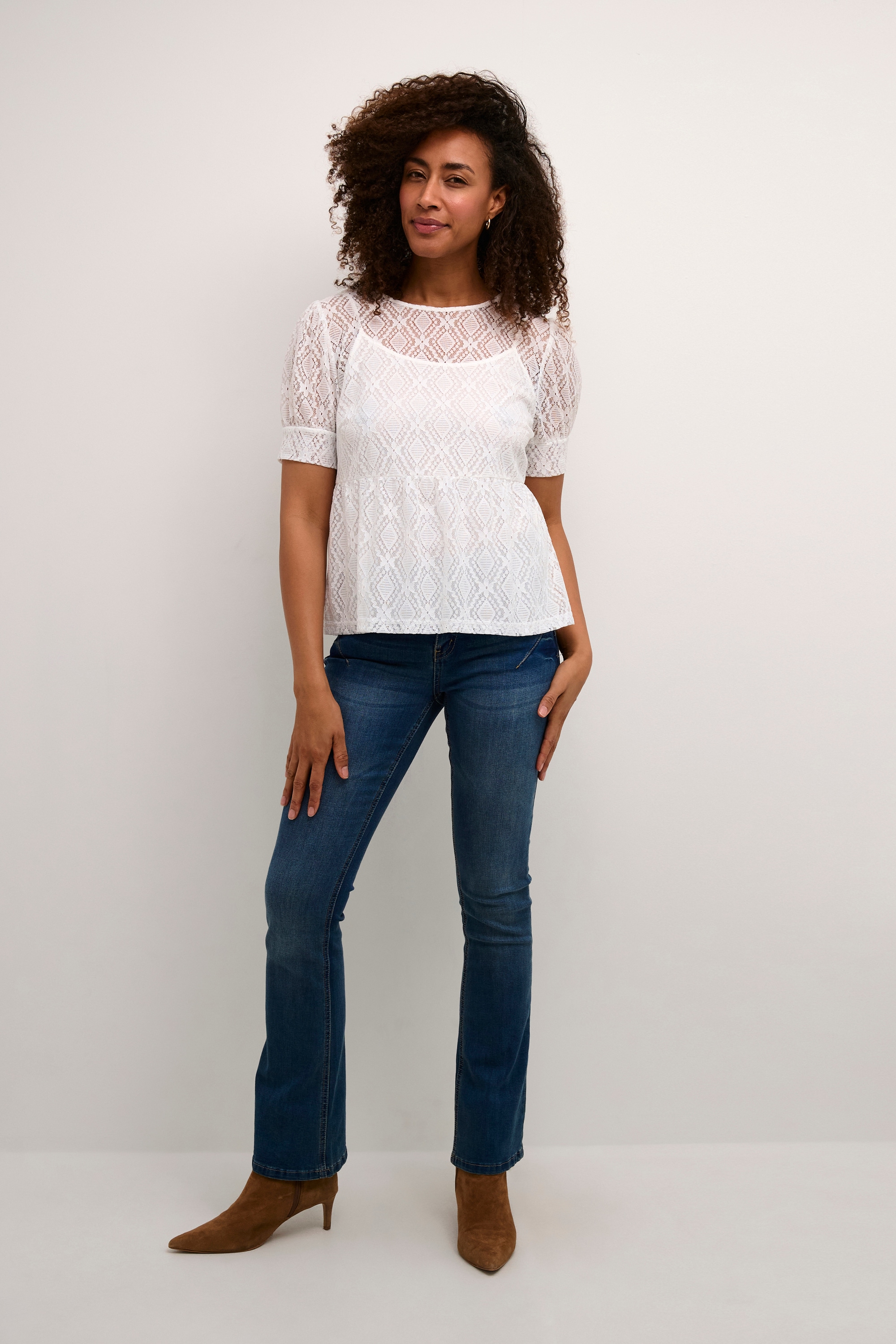 Cream Kurzarmbluse »Bluse kurzarm CRRemi«