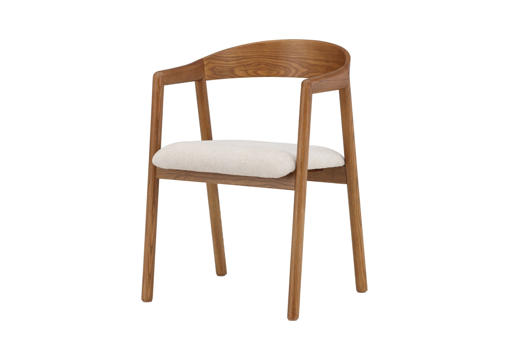 Venture Home Esszimmerstuhl »Långön, 2er-Set Esszimmerstühle aus Eschenholz, belastbar bis 150 kg« () Polsterstuhl, Stoffbezug, Eschenholzbeine, gepolsterter Sitz, modern