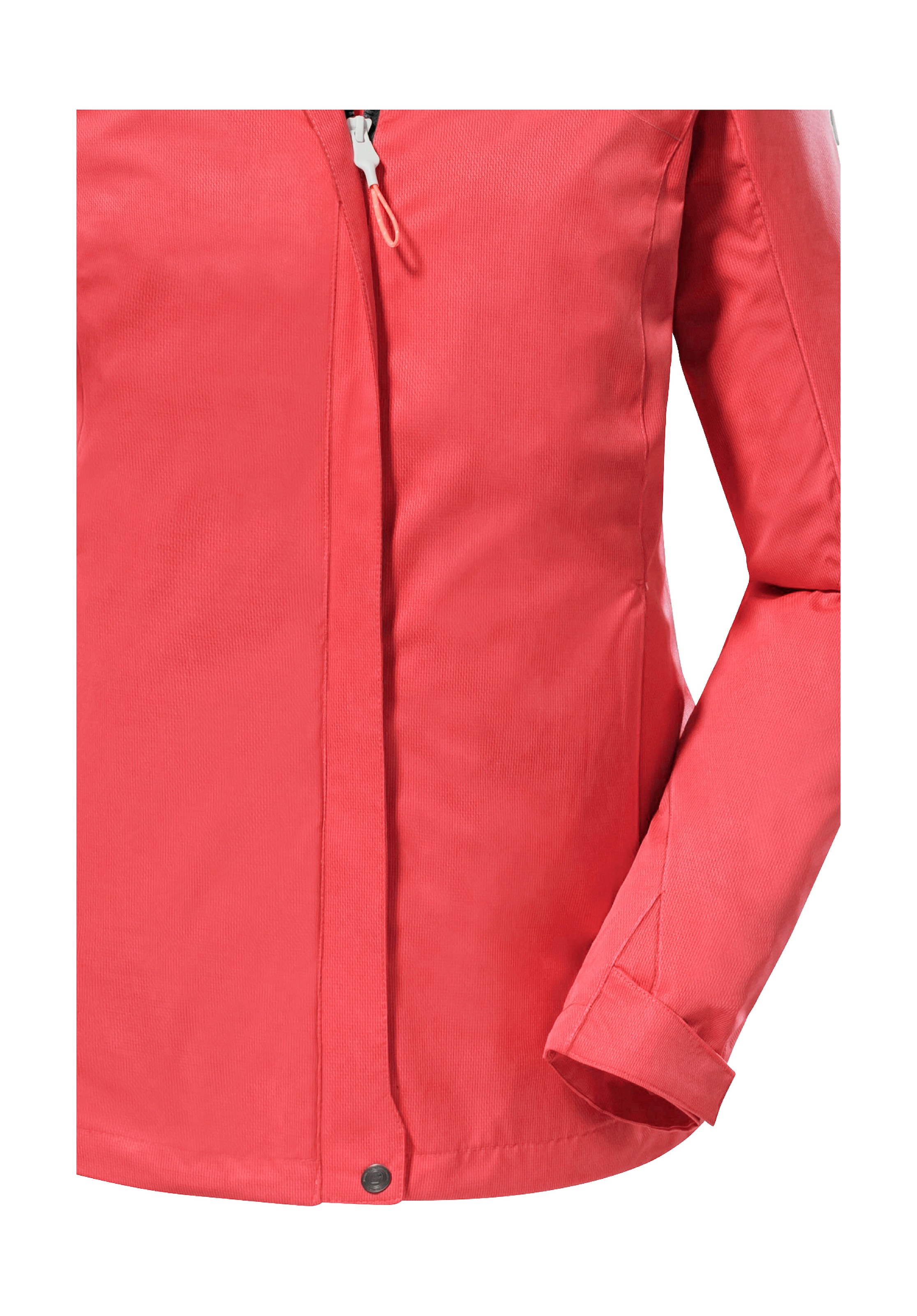 Killtec Outdoorjacke »KOS 133 WMN JCKT«, Wasser- und winddichte Damenjacke mit abnehmbarer Kapuze, PFAS-frei