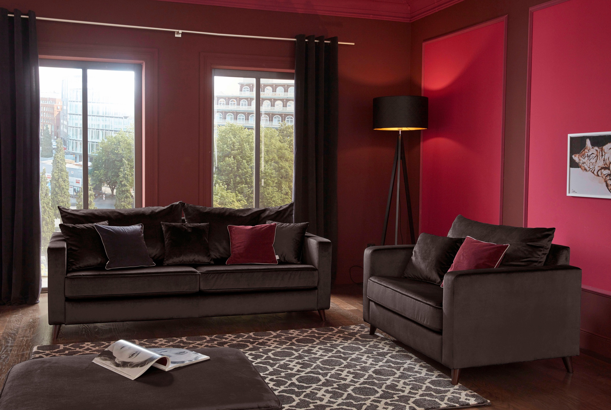 Guido Maria Kretschmer Home&Living 3-Sitzer »Renesse«, lose Kissen, Keder an Sitzkissen