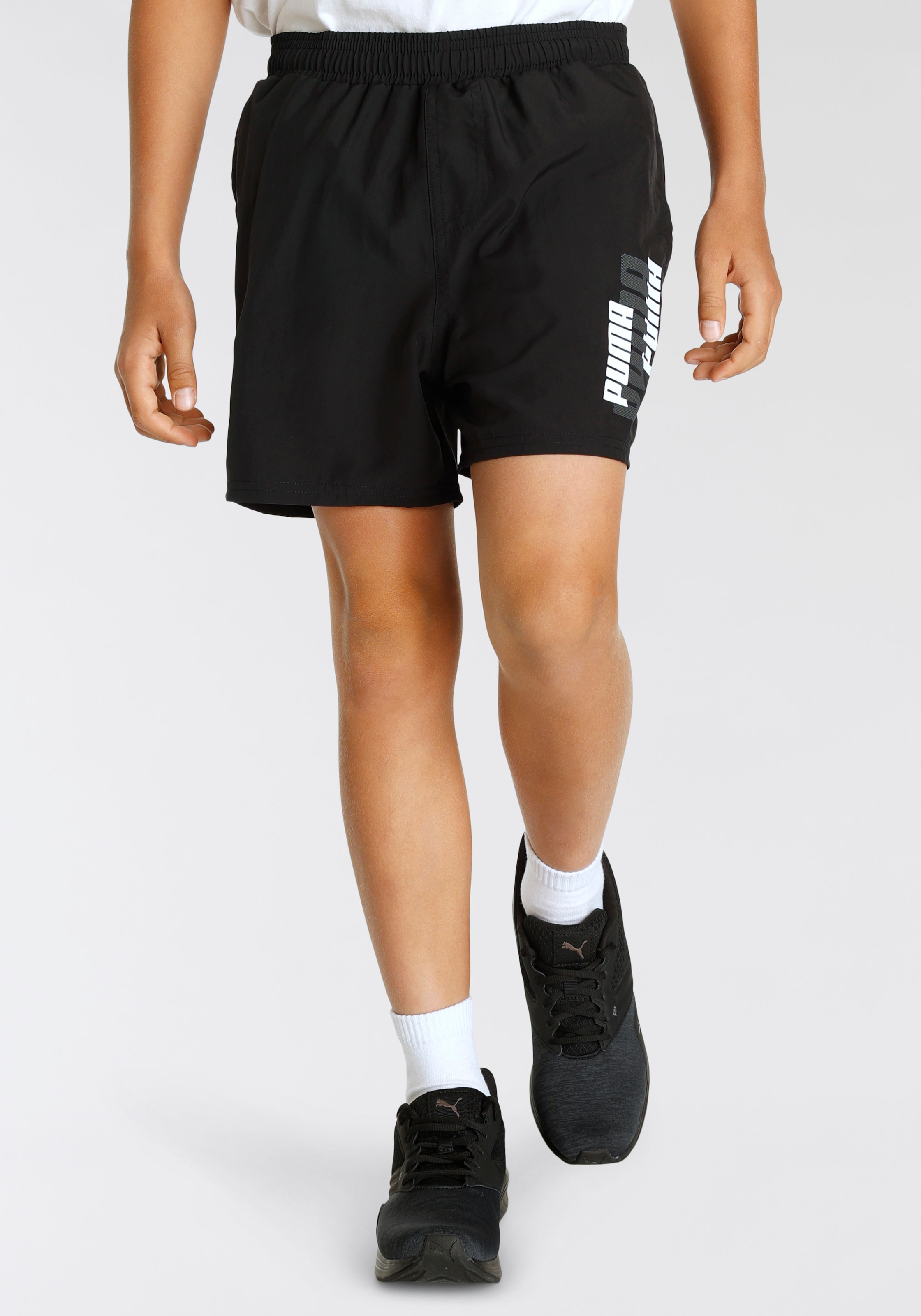 PUMA Shorts »ESS+ LOGOLAB Woven BAUR | Shorts bestellen B«
