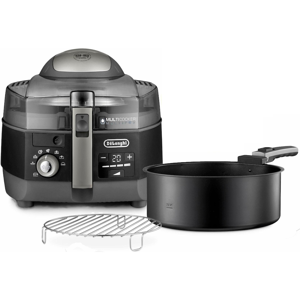 De'Longhi Heißluftfritteuse »MultiFry EXTRA CHEF PLUS FH1396.BK«, 2300 W, Multicooker, auch zum Brotbacken, Fassungsvermögen 1,7 kg