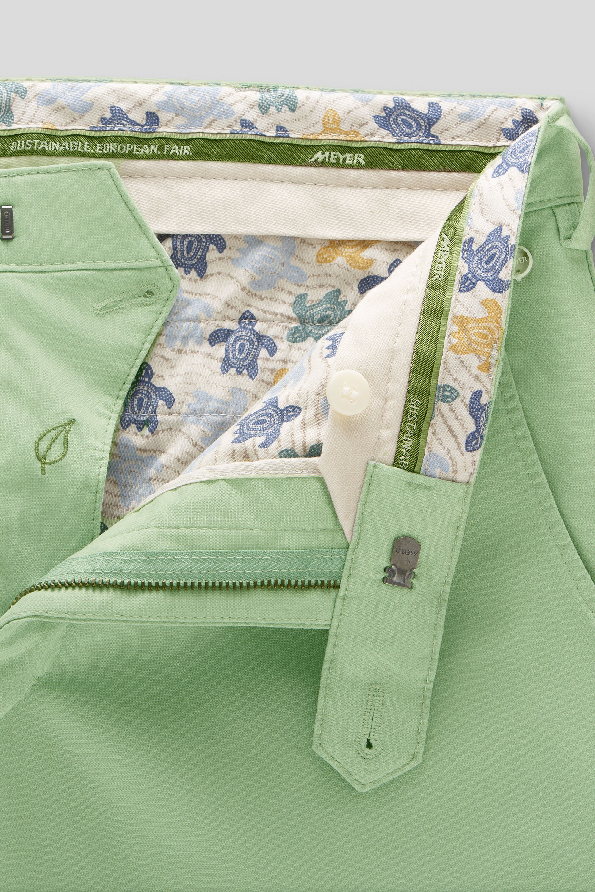 MEYER Chinos »ROMA Art.1-5070«, mit buntgewebtem Innenfutter