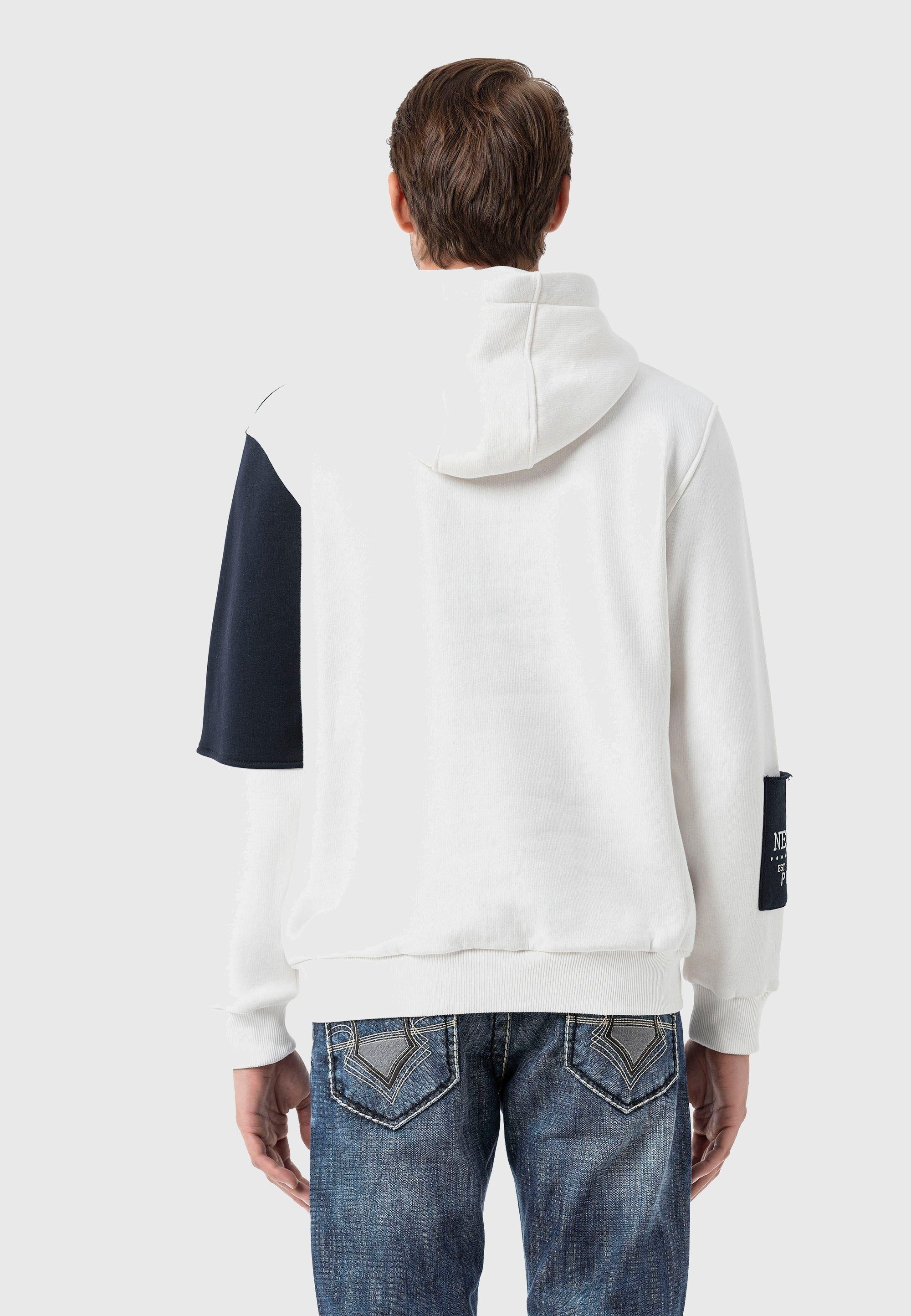 Cipo & Baxx Kapuzenpullover "Sweatshirts", 1 Stk. im Kontrastdesign günstig online kaufen