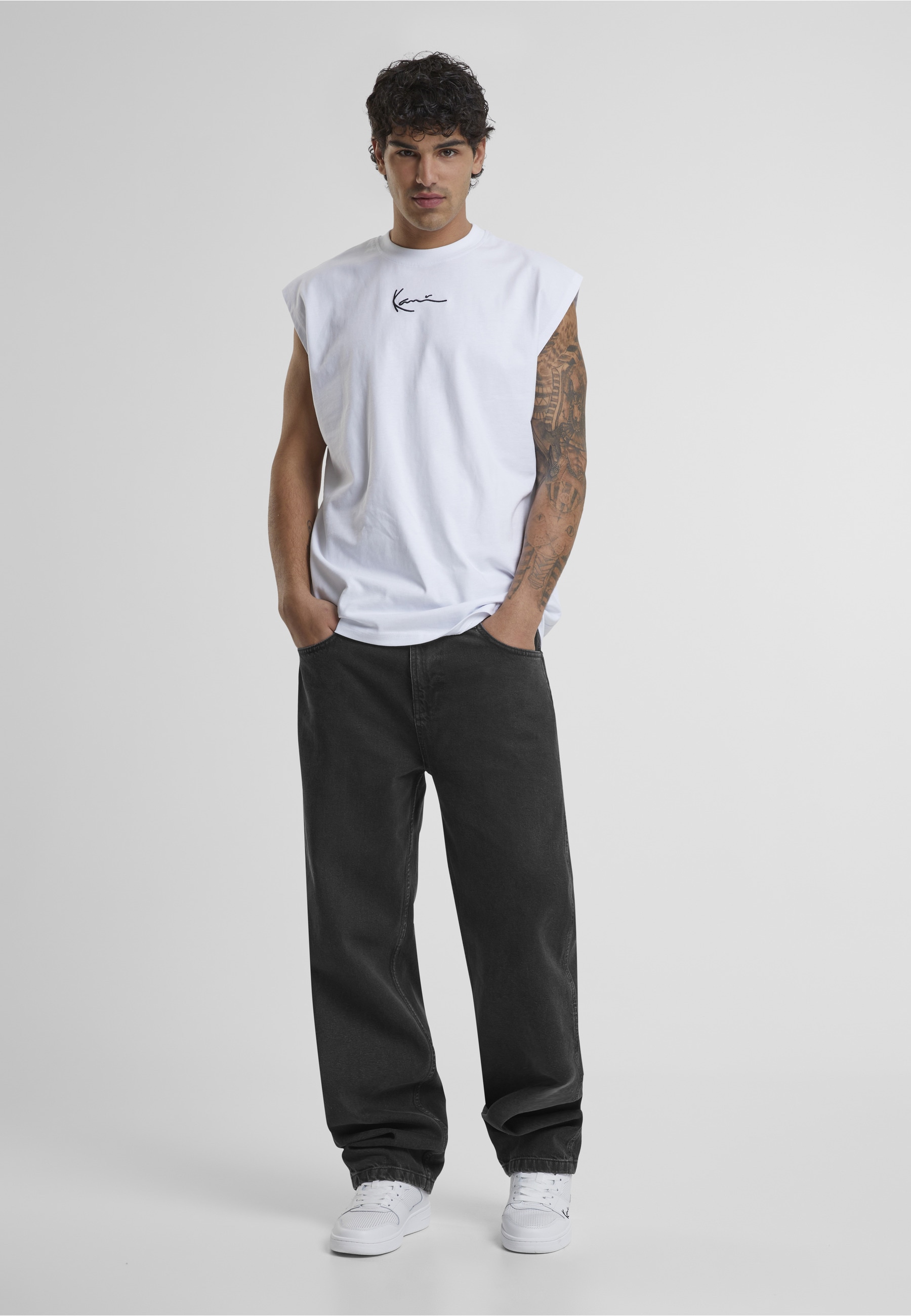 Karl Kani T-Shirt »Karl Kani Herren KM222-103-1 KK 2 Pack Sleeveless Tee« 1 Stk.