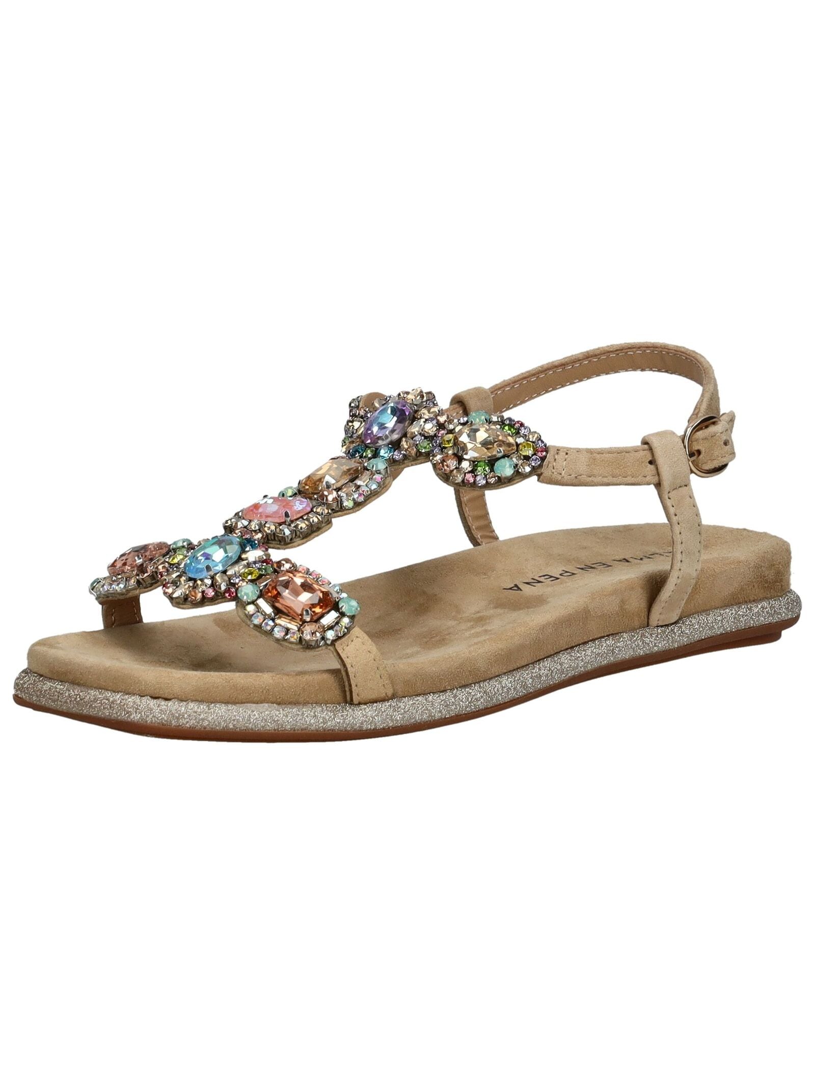 Alma en Pena Riemchensandale "ALMA EN PENA Sandalen Veloursleder/Textil" günstig online kaufen