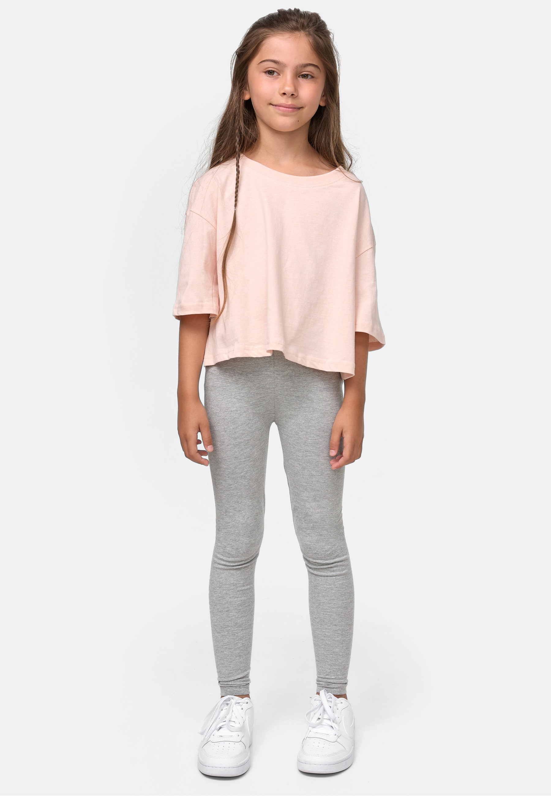 URBAN CLASSICS T-Shirt »Urban Classics Damen Girls Short Kimono Tee« 1 Stk.